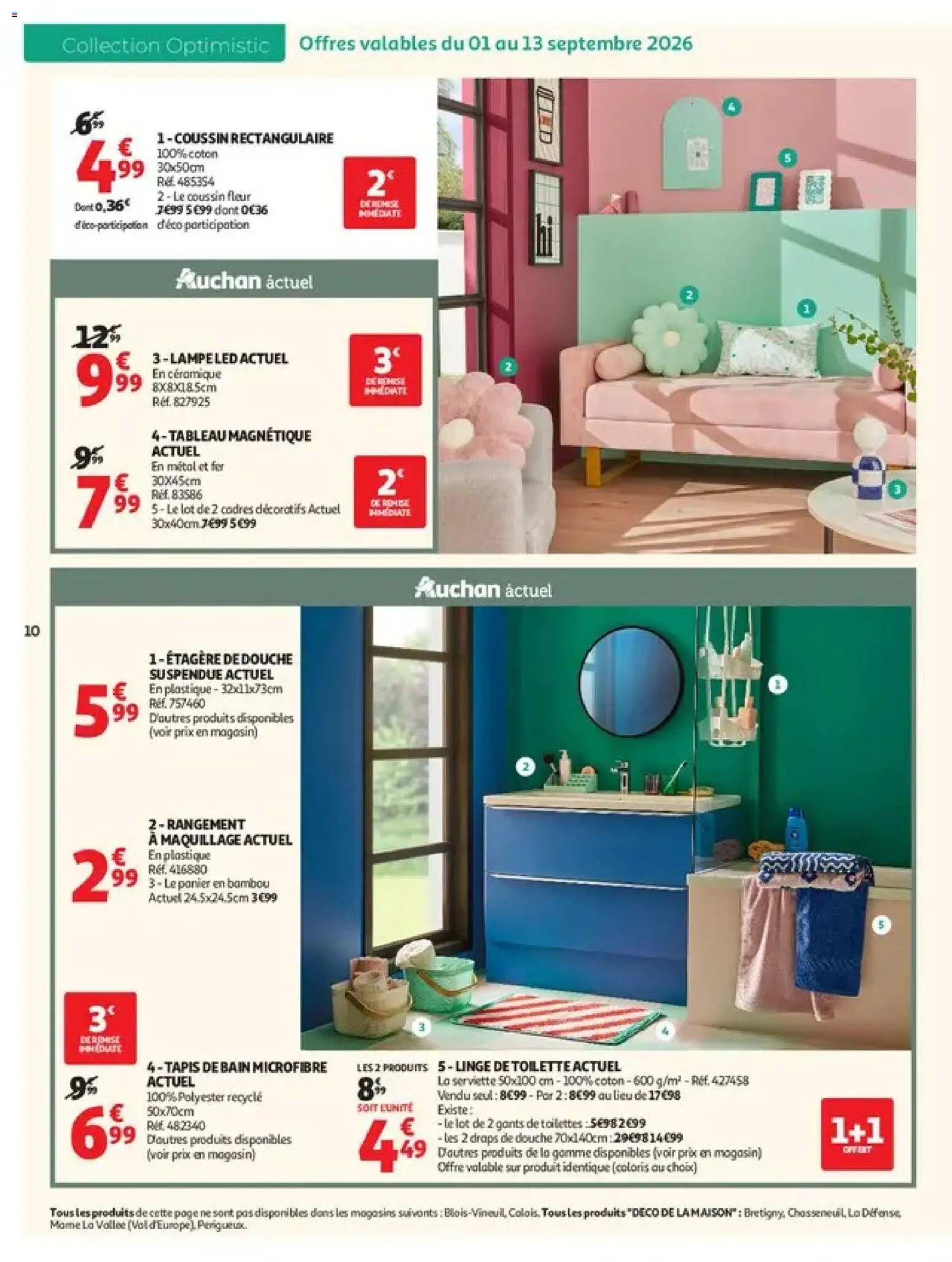 {H1} | Page: 10 | Produits: Maquillage, Étagère, Bambou, Tapis