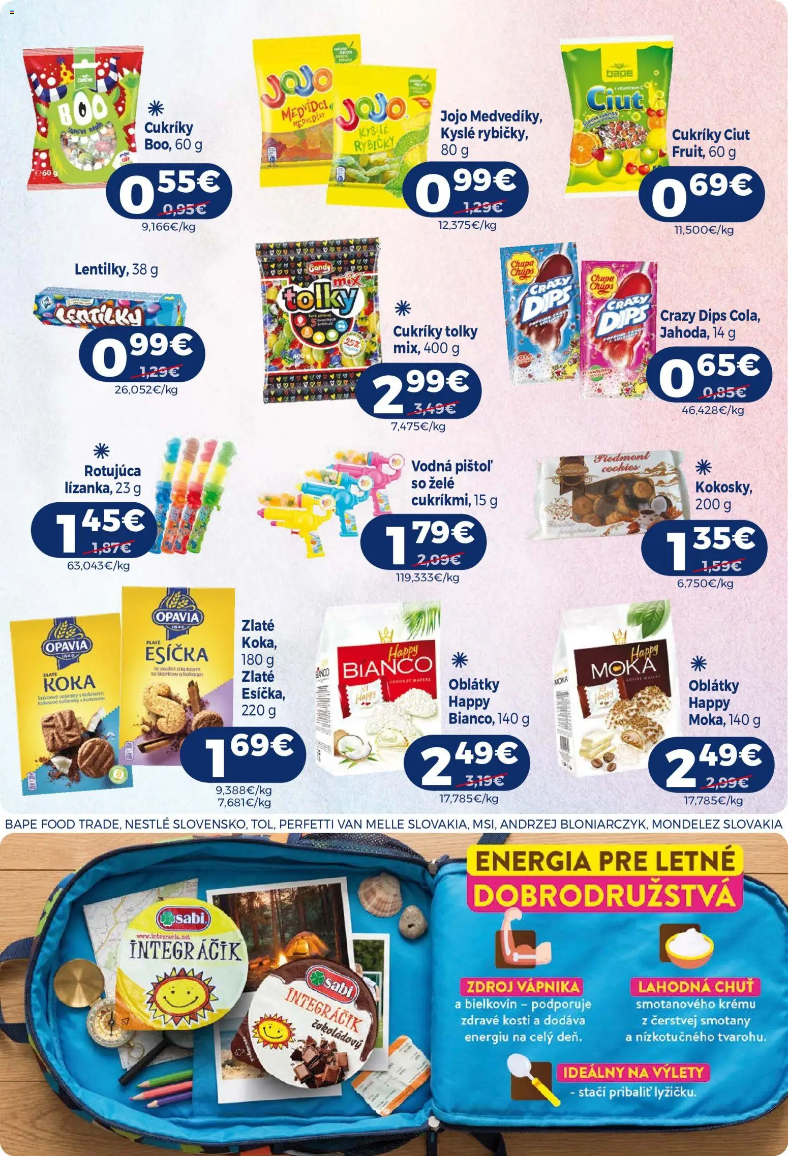 Nové Milk Agro akcie – leták je platný od 24.06.2026 | Strana: 9 | Produkty: Cukríky