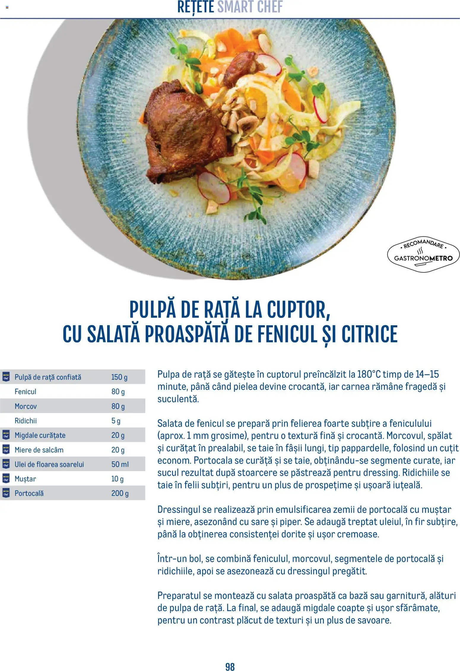 Noul catalog Metro – valabil de la 21.04.2026 | Pagină: 98 | Produse: Cuțit, Migdale, Salată, Bant