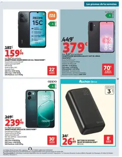 Auchan - Prévisualisation de BATTERIE DE SECOURS QILIVE 30 000MAH 20W, BATTERIE DE SECOURS valide à partir de 07/07/2026 | Page: 33 | Produits: Smartphone, Lavande, Batterie