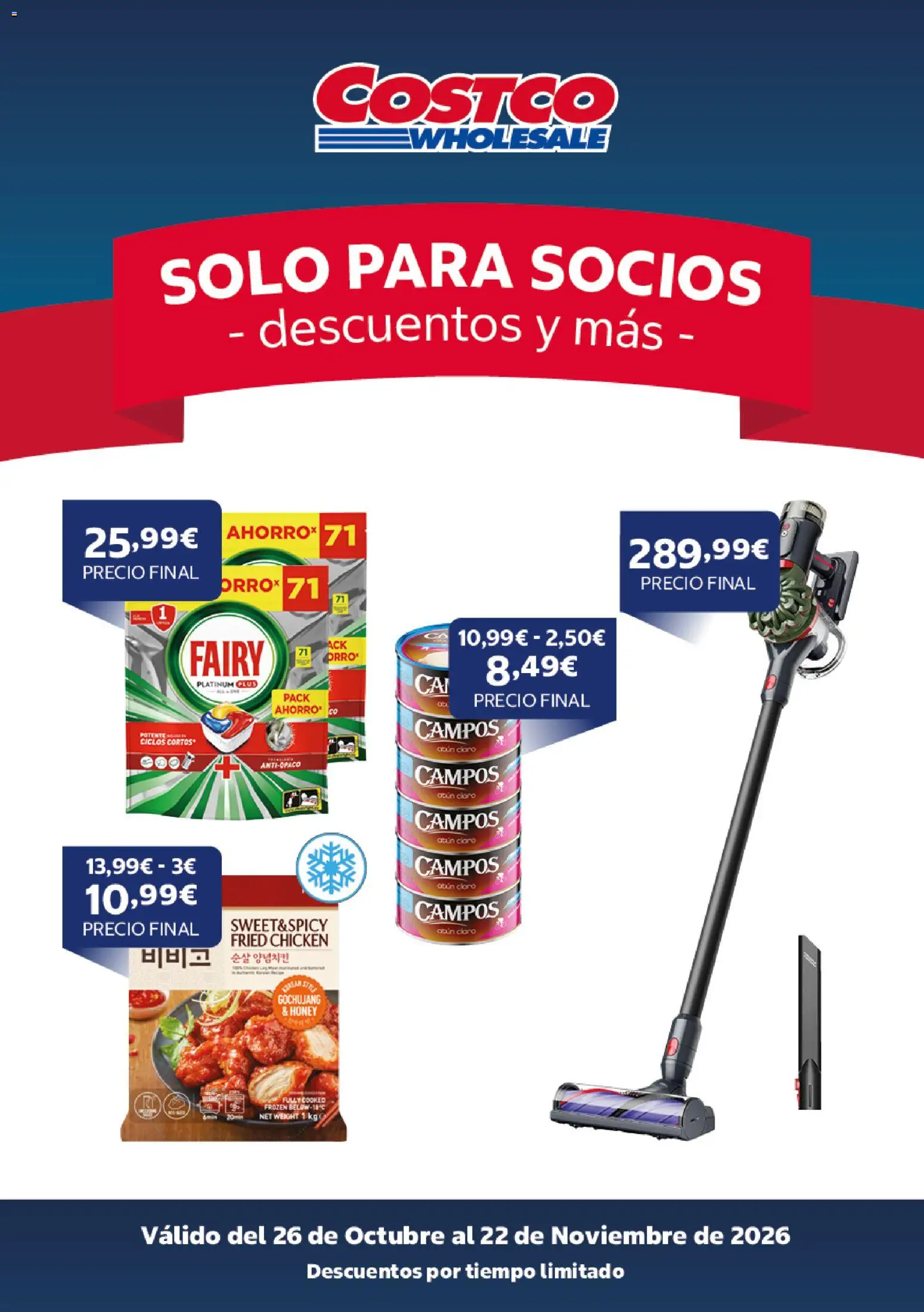 Folleto Costco - Página 1 - Ofertas válidas hasta el 22 de noviembre de 2026