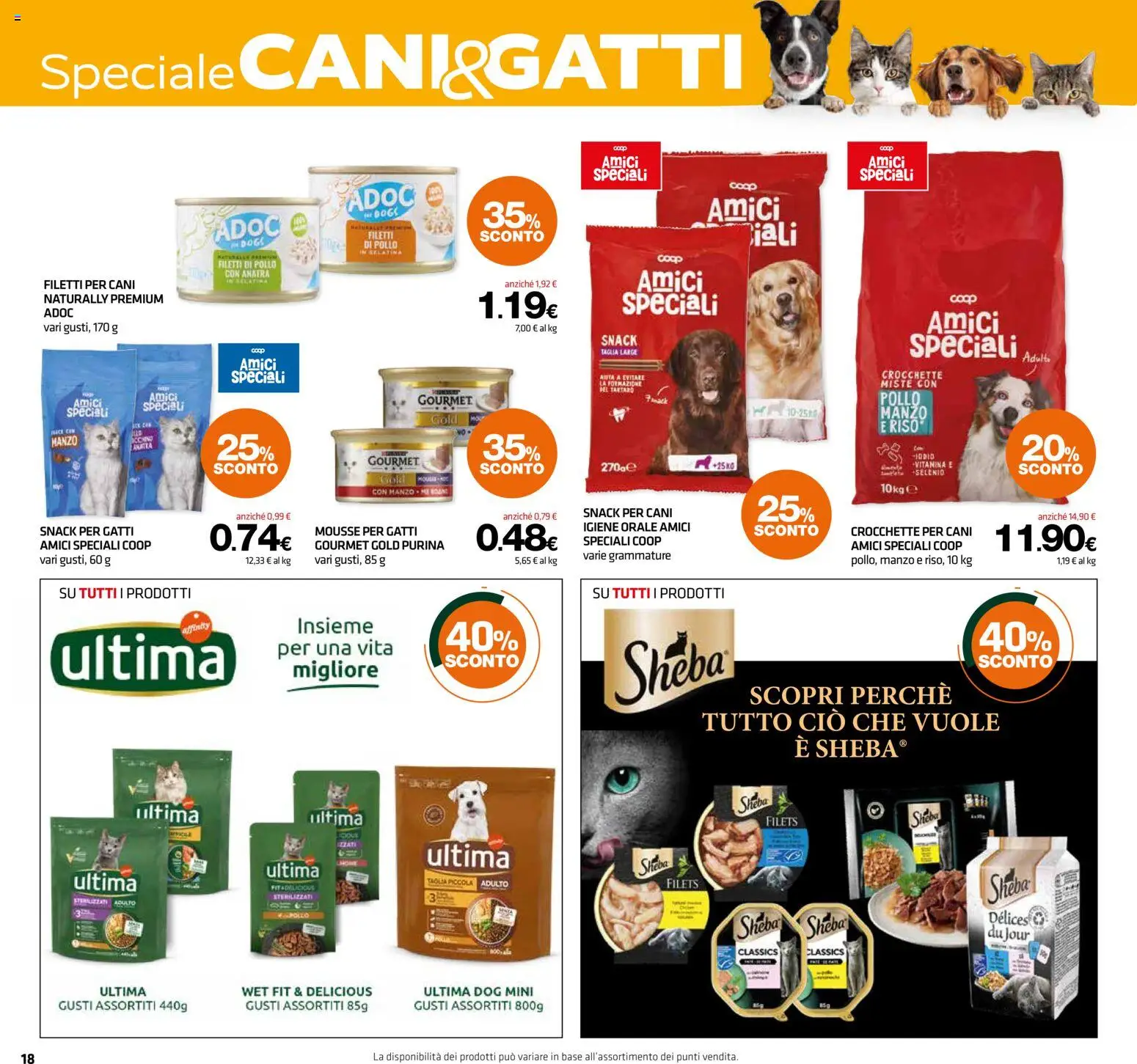 Volantino Superconti del 07.05.2026 | Pagina: 18 | Prodotti: Pollo, Riso, Manzo, Crocchette