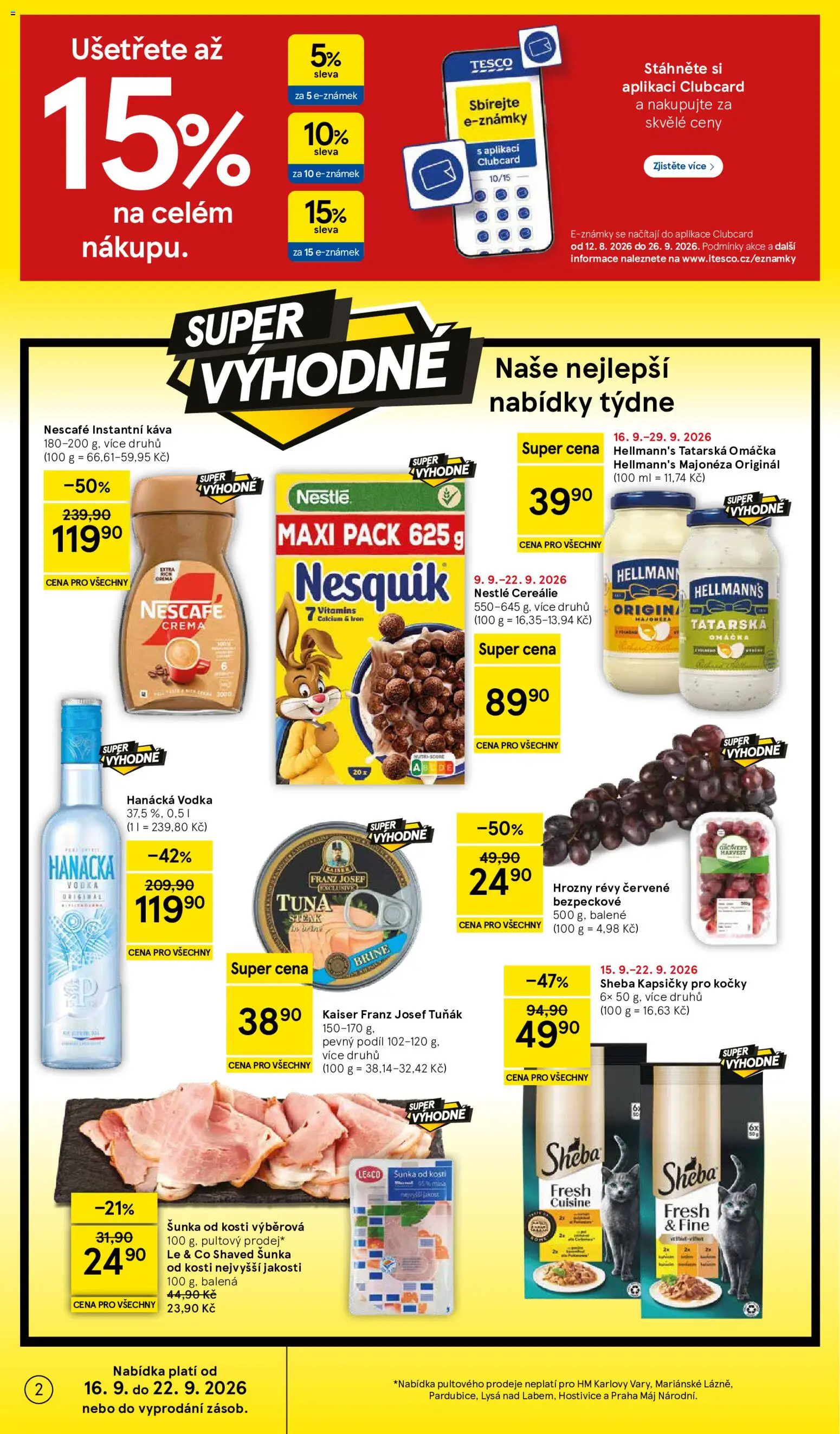 Tesco leták - Hypermarket od 16.09.2026 | Strana: 2