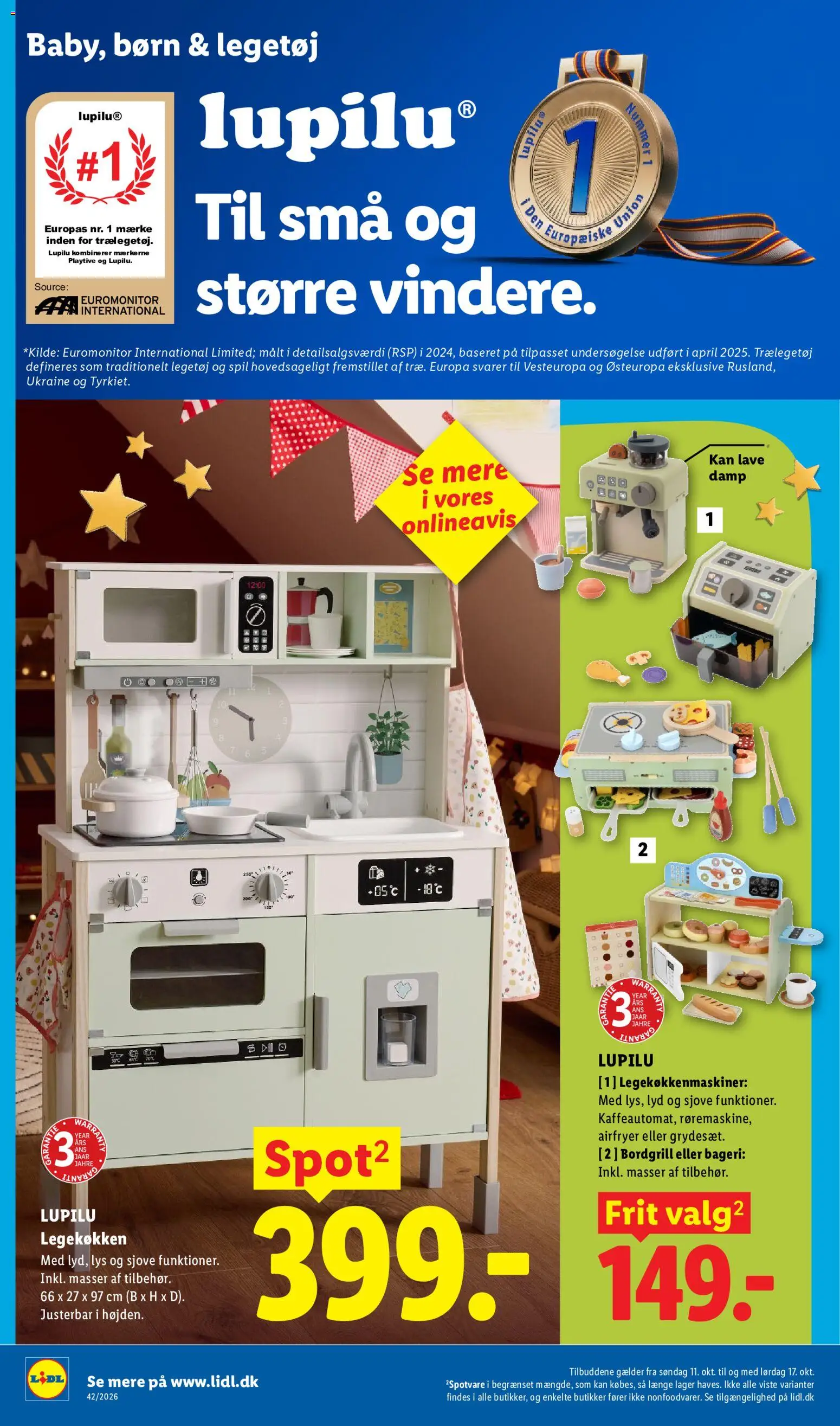 Lidl tilbudsavis – gyldig fra 11/10/2026 | Side: 10 | Produkter: Bageri, Lyd, Søm, Spil