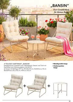 Rahaus Prospekt 	 ab 27.04.2026 gültig | Seite: 17 | Produkte: Sessel, Tisch