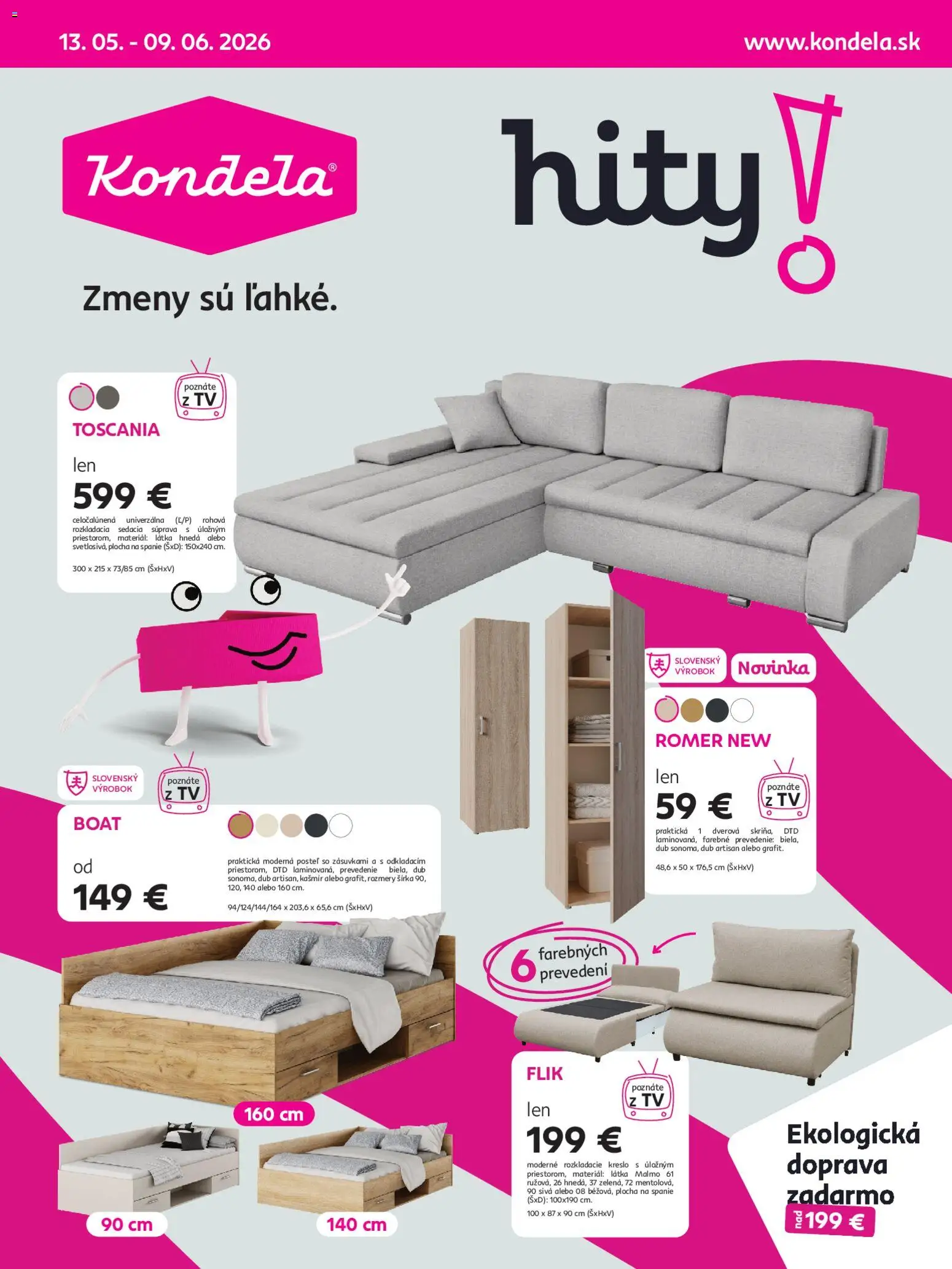 Nové Kondela akcie – leták je platný od 13.05.2026 | Strana: 1