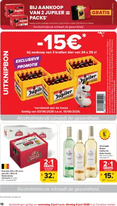 Carrefour market folder week 23 - Voorbeeld van een folder van Carrefour market, geldig van 03.06.2026 | Pagina: 18 | Producten: Bier