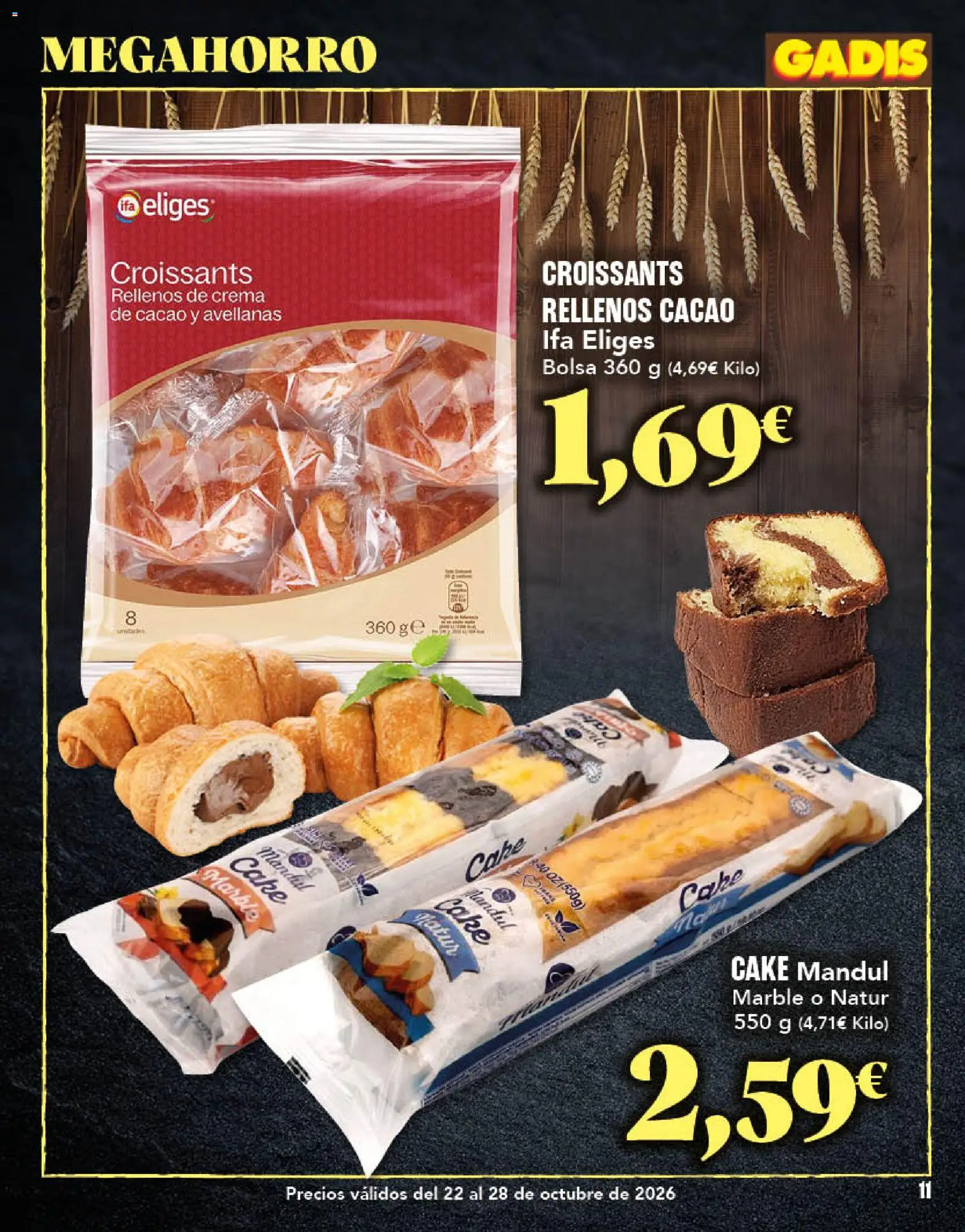 Gadis - folleto │ válido desde el 22/10/2026 | Página: 11 | Productos: Crema de cacao, Crema, Bolsa, Cacao