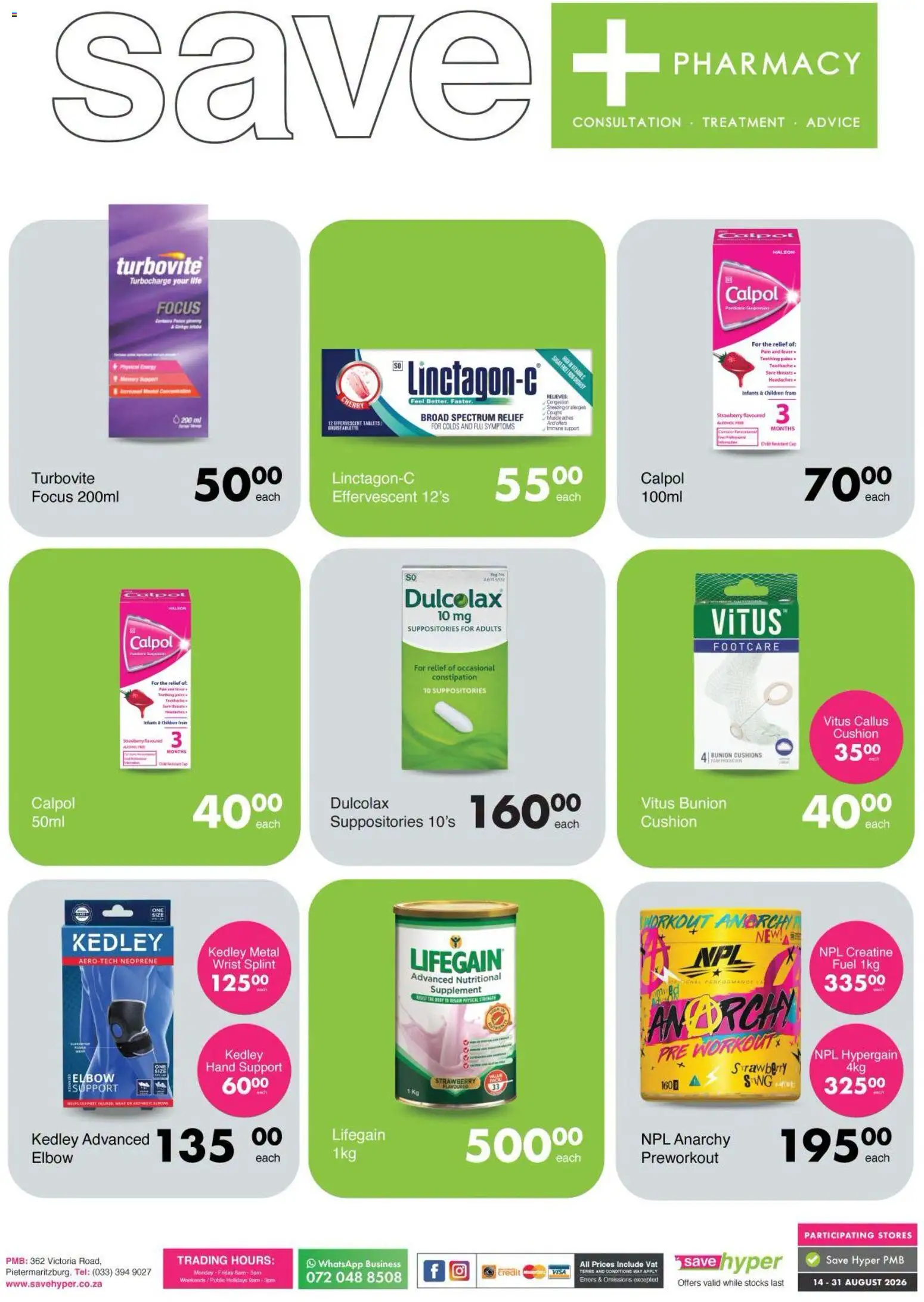 New Save catalogue – valid from 14/08/2026 | Page: 1 | Products: Cushion, Cap