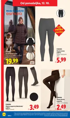 Lidl katalog akcije – veljaven od 08.10.2026 | Stran: 56 | Izdelki: Pajkice, Plasc, Nogavice, Hlacne nogavice