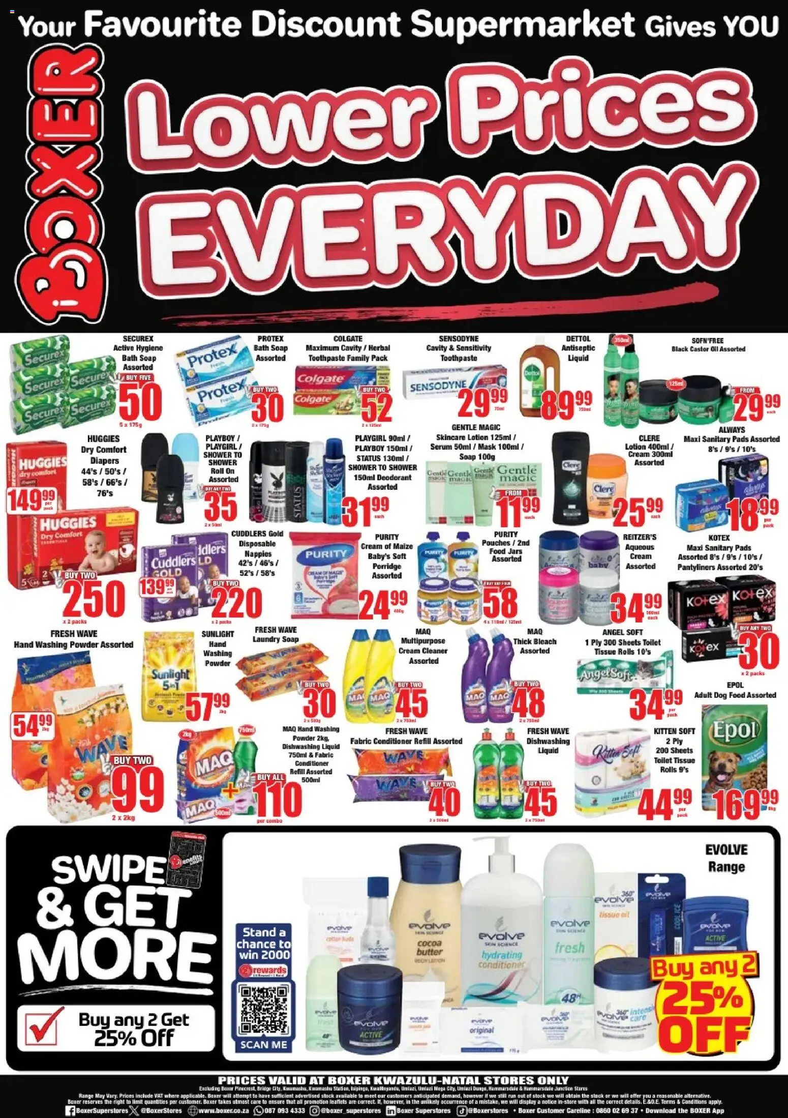 New Boxer catalogue – valid from 09.04.2026 | Page: 8 | Products: Pads, Conditioner, Soap, Paper