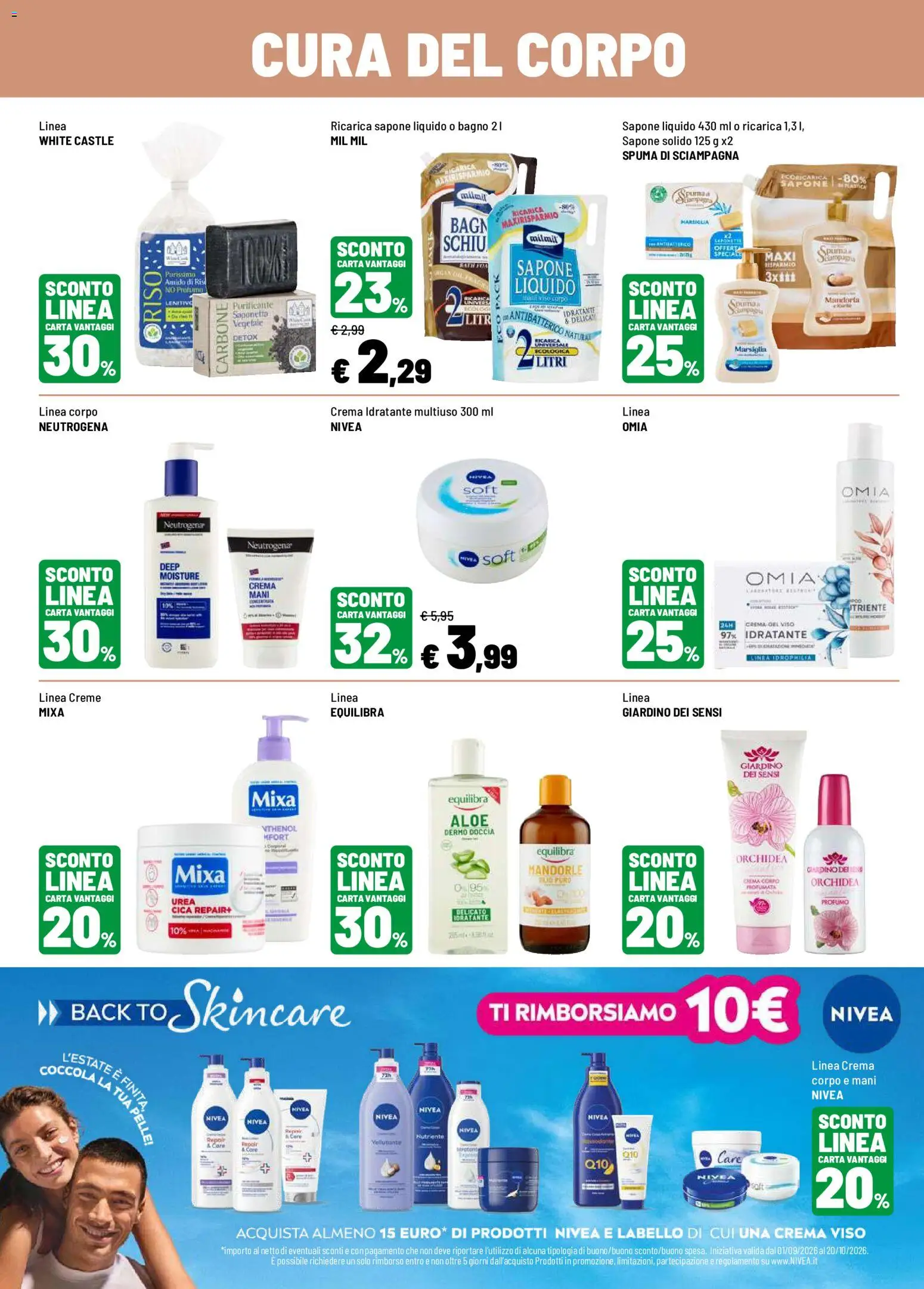 Volantino Iper del 21/09/2026 | Pagina: 13 | Prodotti: Mandorle, Orchidea, Doccia, Profumo