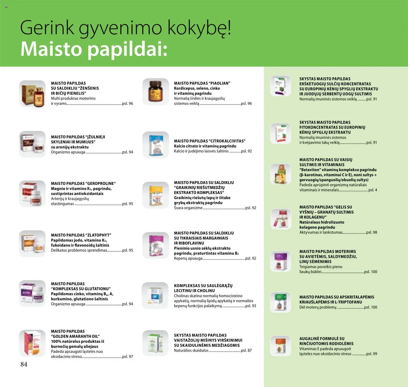 TianDe akcijos nuo 2026.02.10 | Puslapis: 84 | Prekių: Sultys