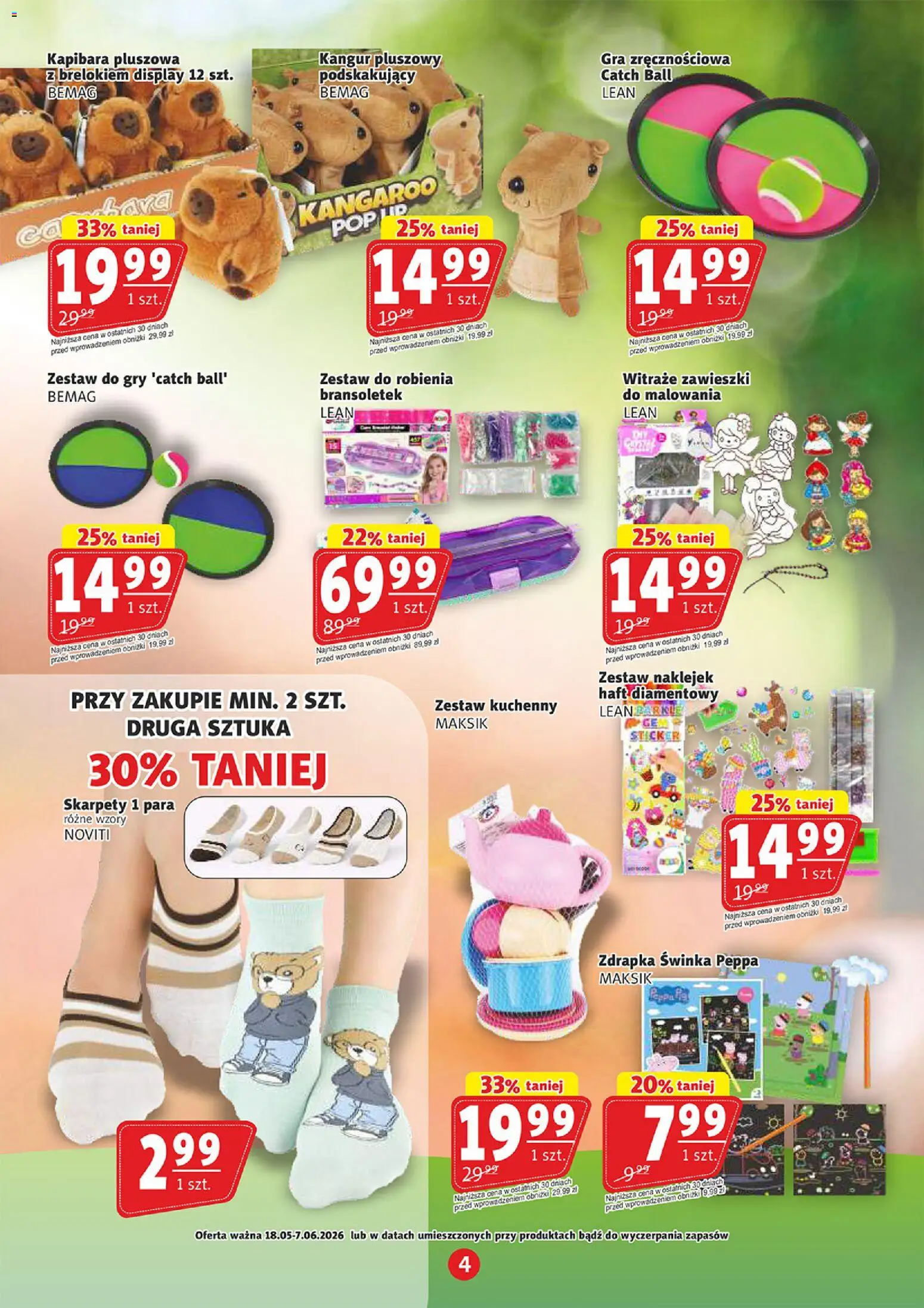 Prim Market gazetka - Dzień Dziecka od 18.05.2026 | Strona: 4 | Produkty: Skarpety, Gra, Gry