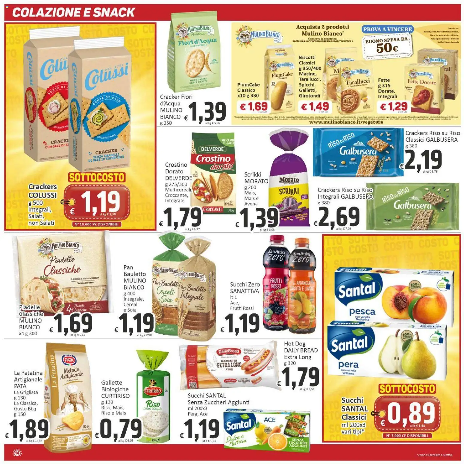 Volantino Paghi Poco del 11/09/2026 | Pagina: 14 | Prodotti: Carota, Limone, Pera, Riso integrale