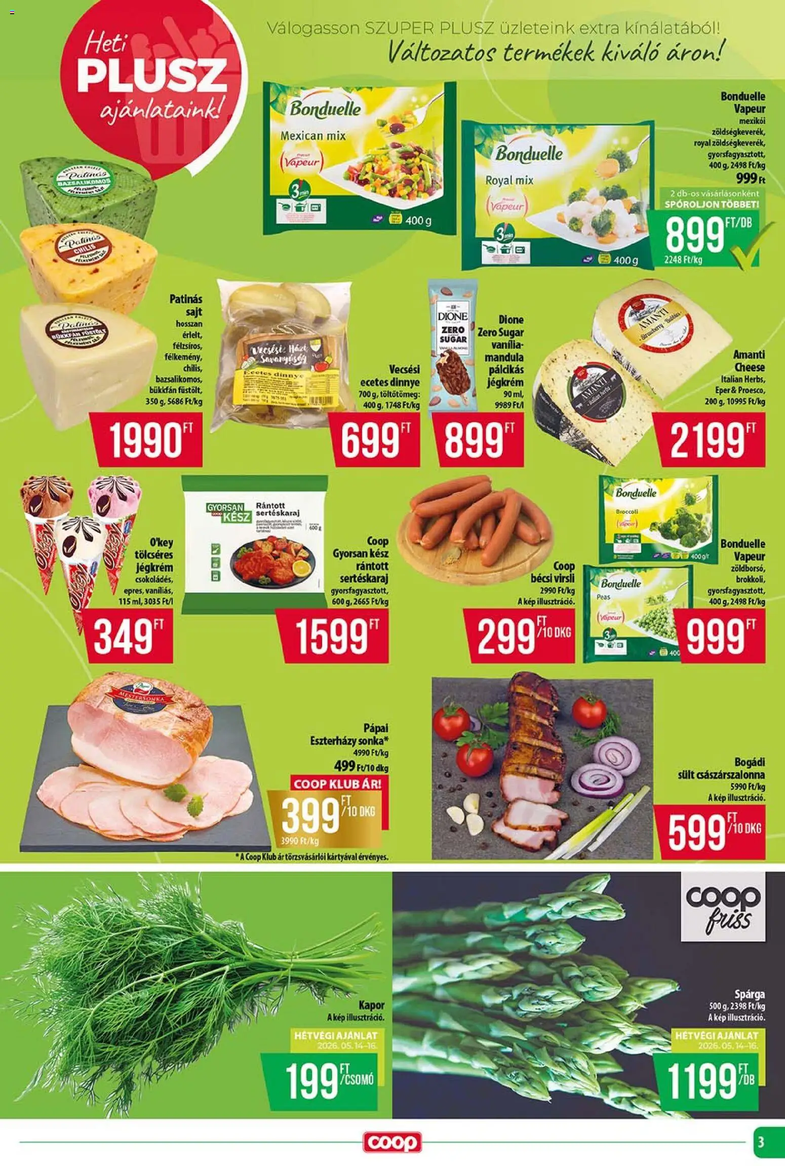 COOP akciós ujság - amely érvényes a következő dátumtól: 14.05.2026 | Oldal: 3