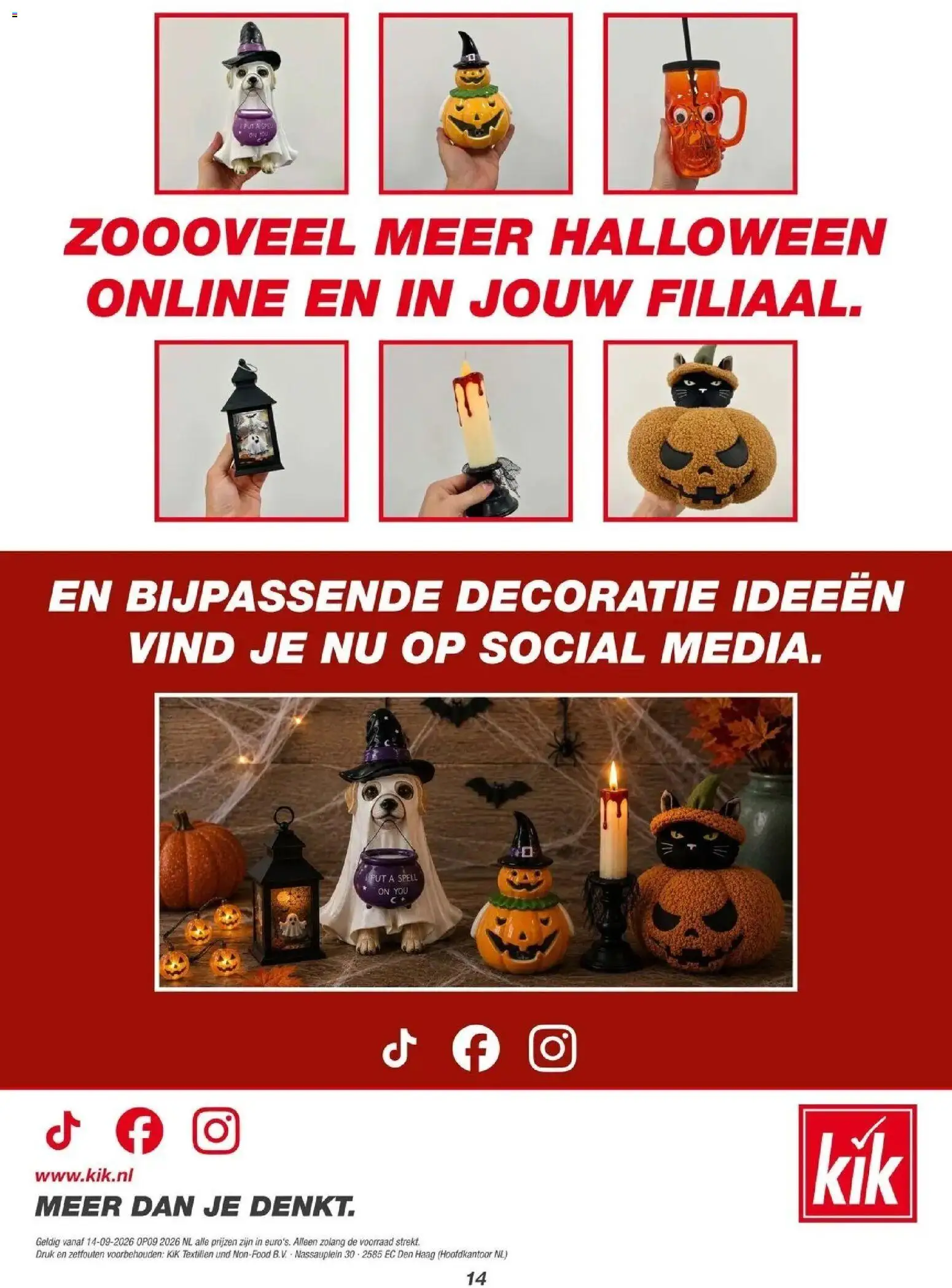 KiK folder vanaf 11-09-2026 || NIEUWE | Pagina: 14 | Producten: Spel, Decoratie