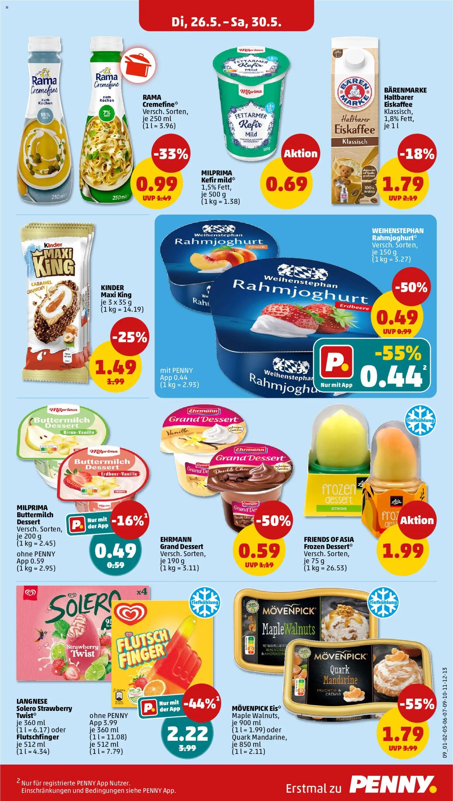 Penny Prospekt – gültig ab 26.05.2026 | Seite: 11 | Produkte: Rama, Quark, Rama cremefine, Zitrone