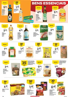 Pré-visualização ARROZ CAROLINO EXTRA LONGO CIGALA, ARROZ CAROLINO EXTRA LONGO CIGALA EMB.:1KG válido de 11.06.2026 | Página: 16