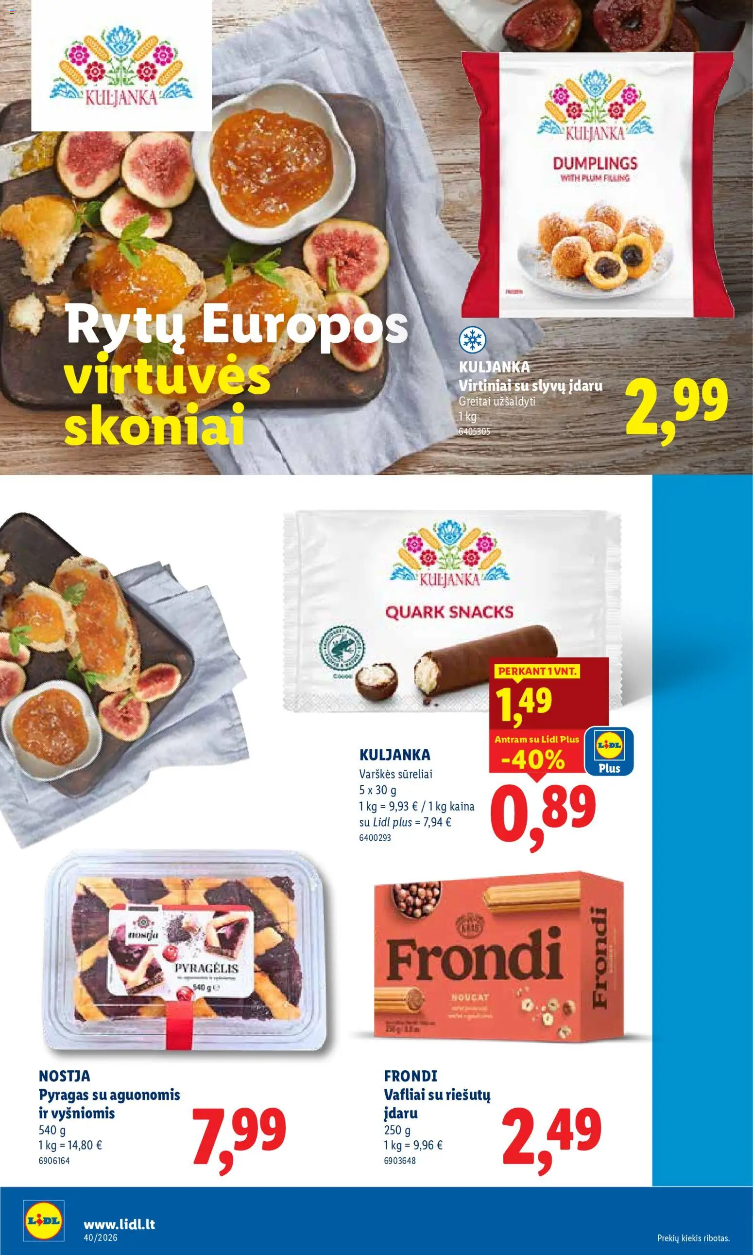 LIDL akcijos nuo 2026.09.28 | Puslapis: 24 | Prekių: Pyragas, Vafliai