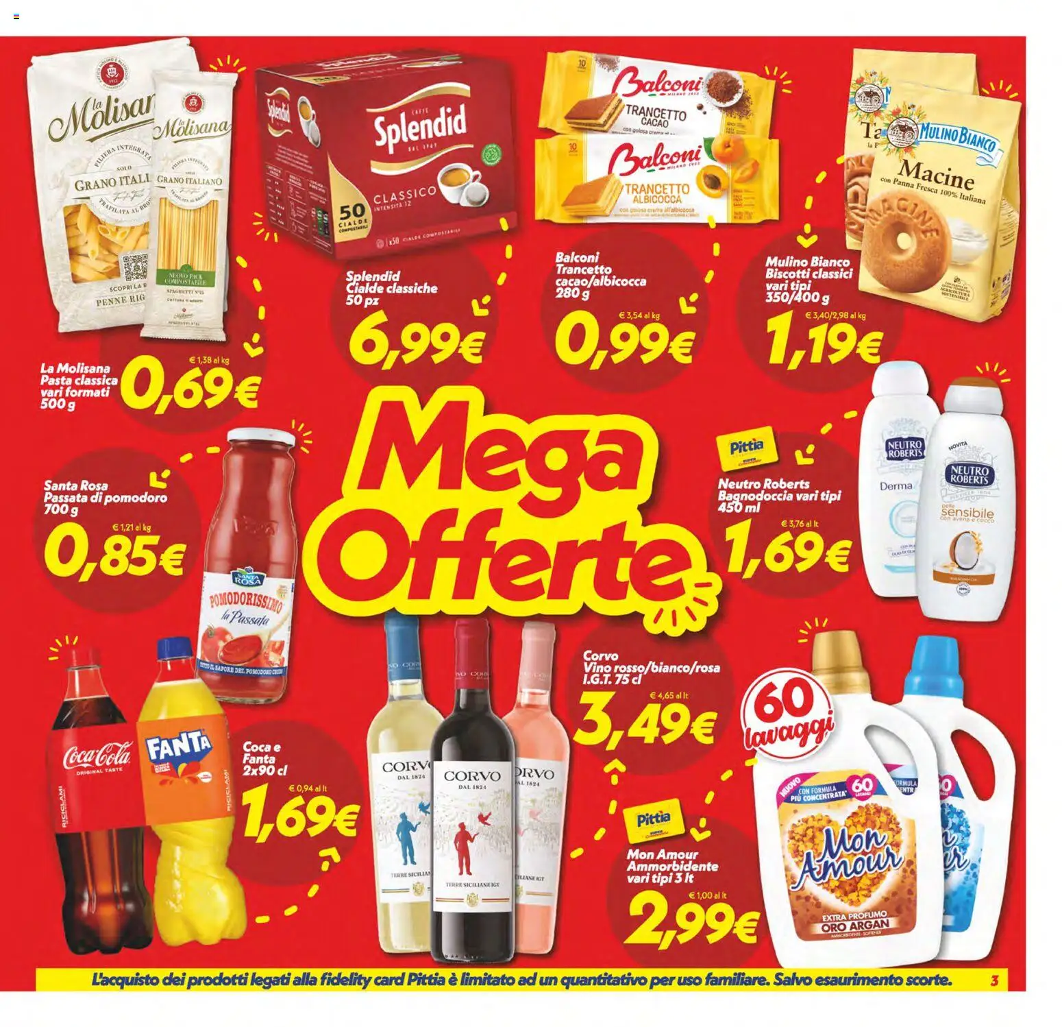 Volantino SuperConveniente del 02/10/2026 | Pagina: 3 | Prodotti: La Molisana, Vino, Pasta, Cocco