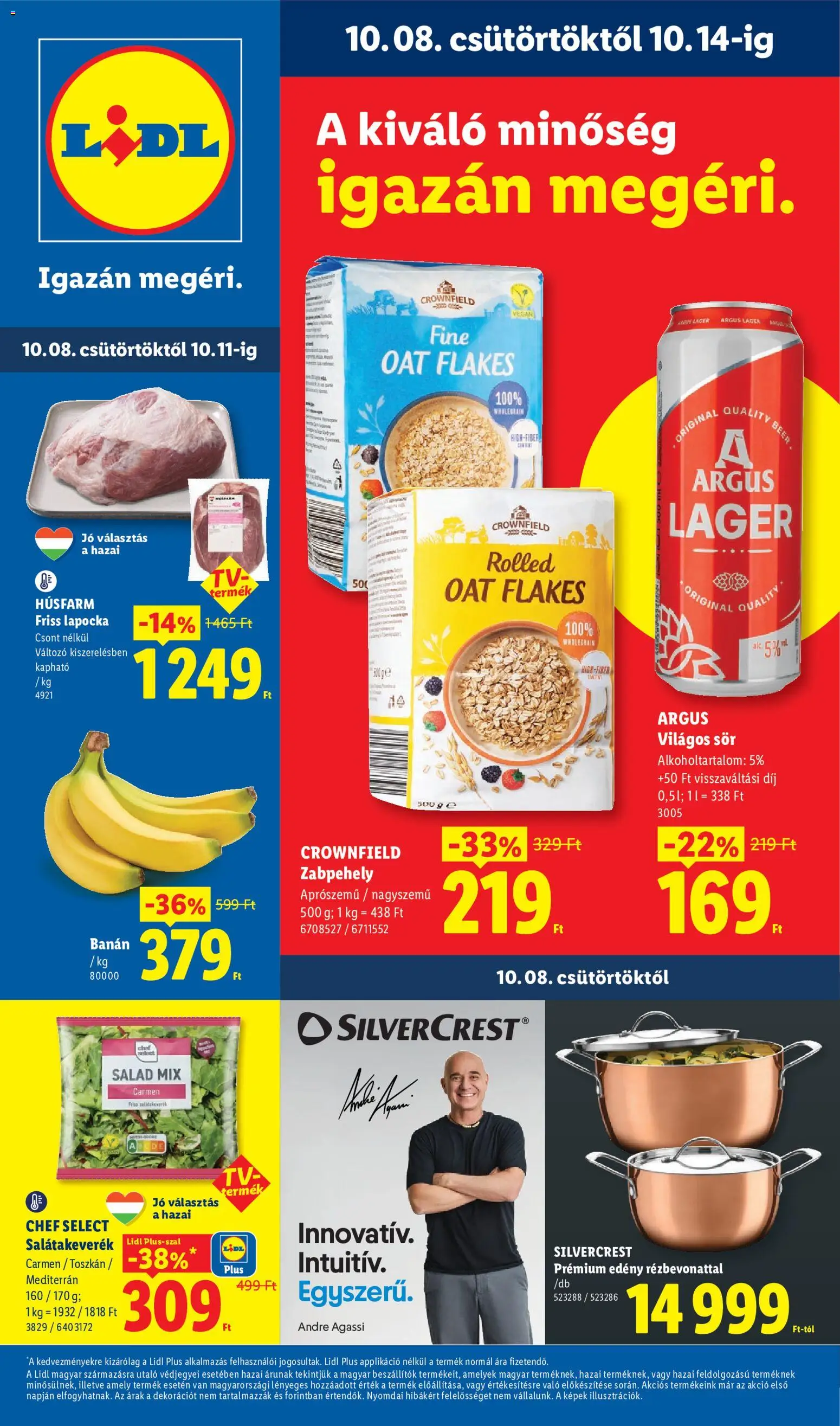 Lidl akciós ujság - amely érvényes a következő dátumtól: 2026.10.08. | Oldal: 1