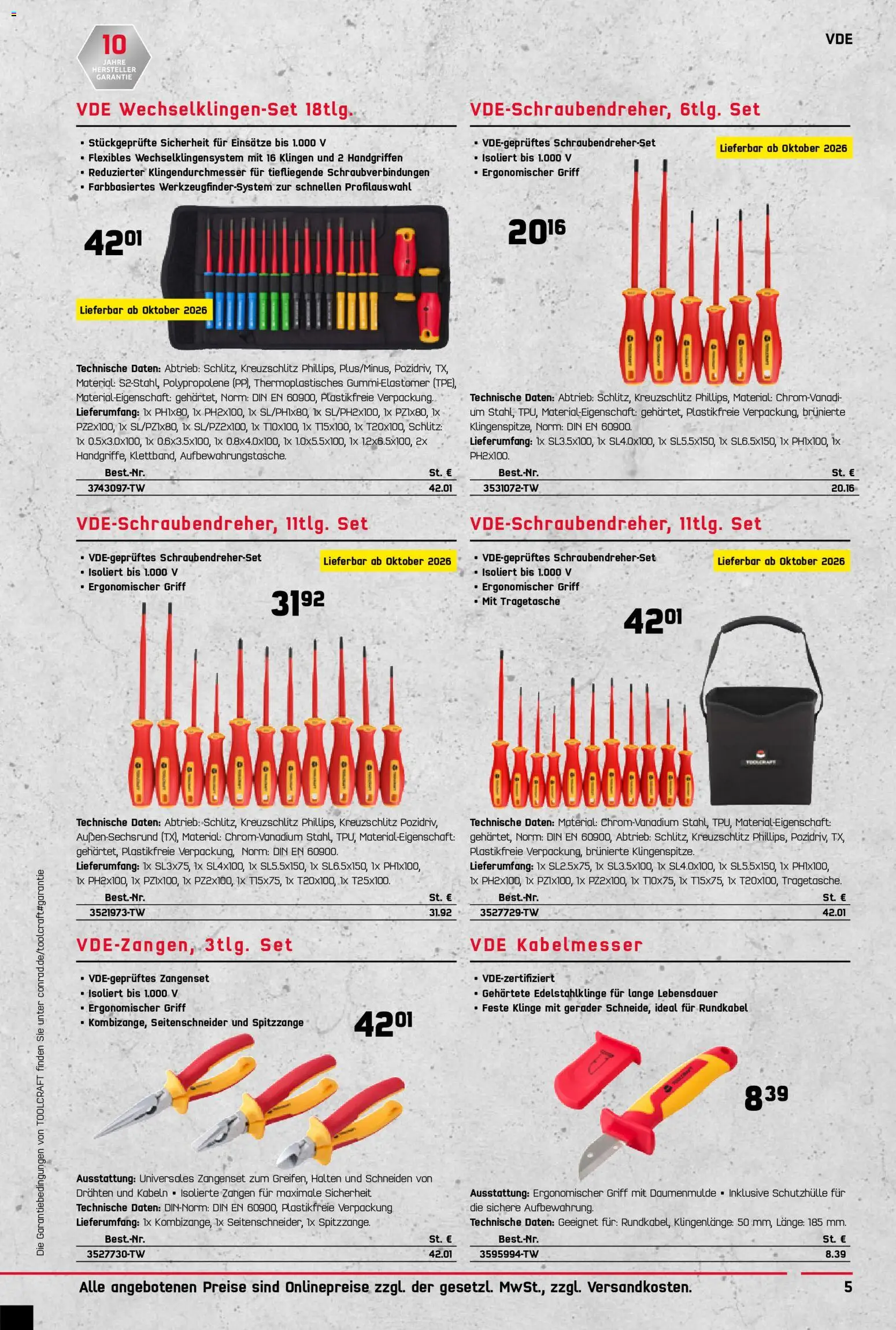 Conrad Toolcraft Katalog – gültig ab 07.09.2026 | Seite: 5