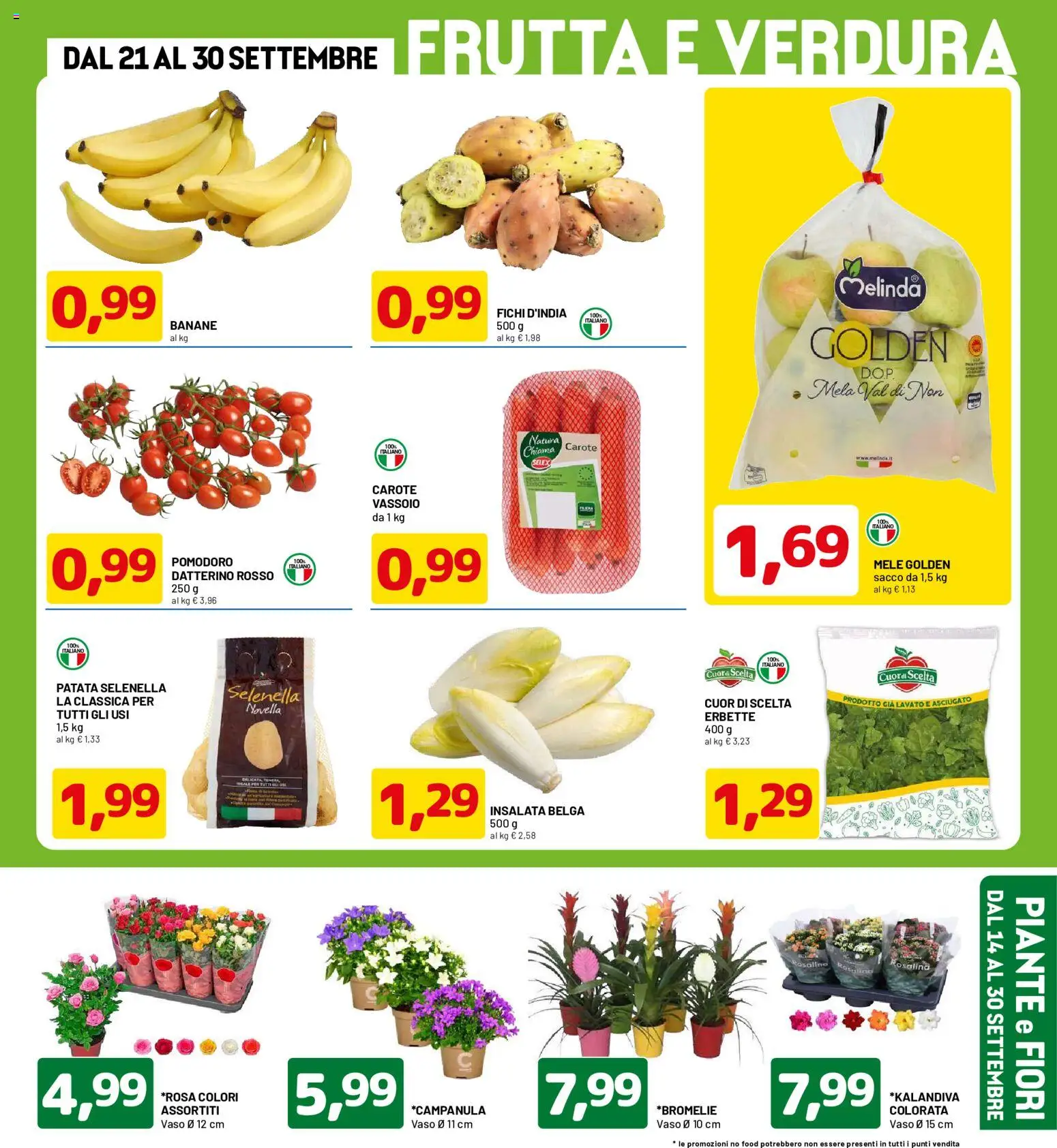 Volantino D Più del 14/09/2026 | Pagina: 3 | Prodotti: Insalata, Frutta, Pomodoro, Vassoio