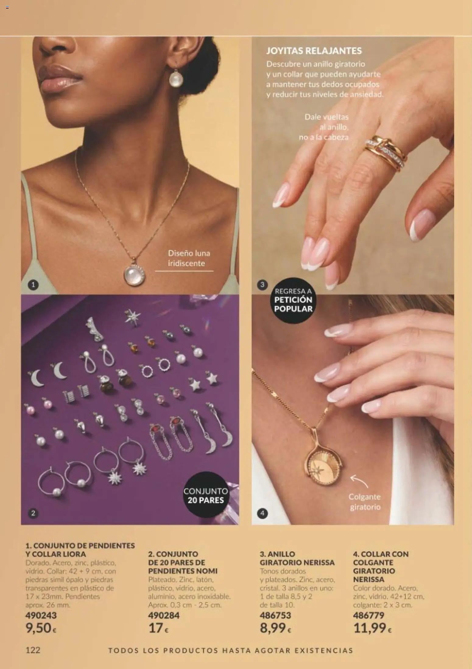 Catálogo AVON Black Friday │ válido desde el 01/11/2026 | Página: 122 | Productos: Pendientes, Anillos