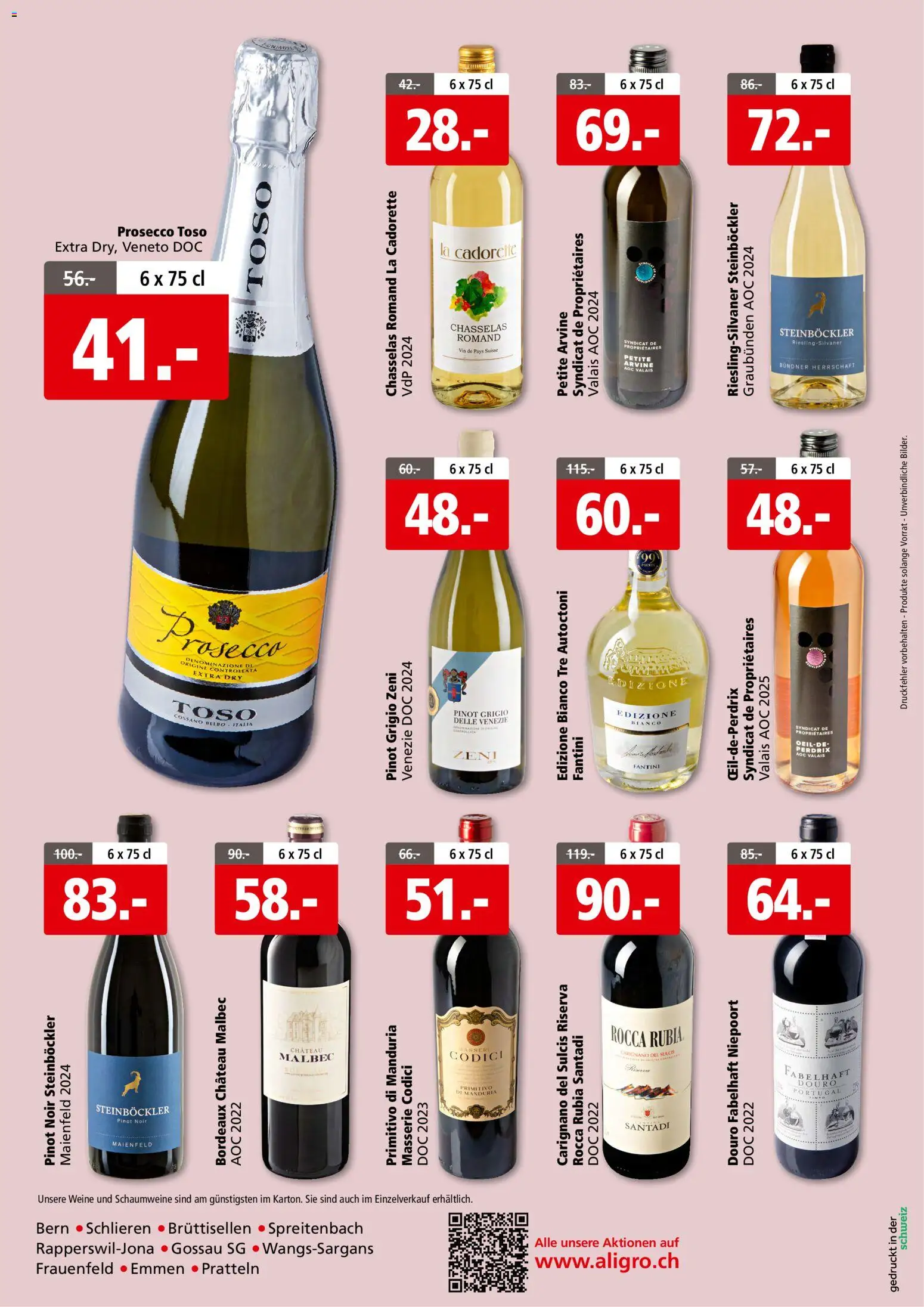 Aligro aktionen 2000 Chavannes, Matran, Genf, Sitten – gültig ab 08.06.2026 | Seite: 12