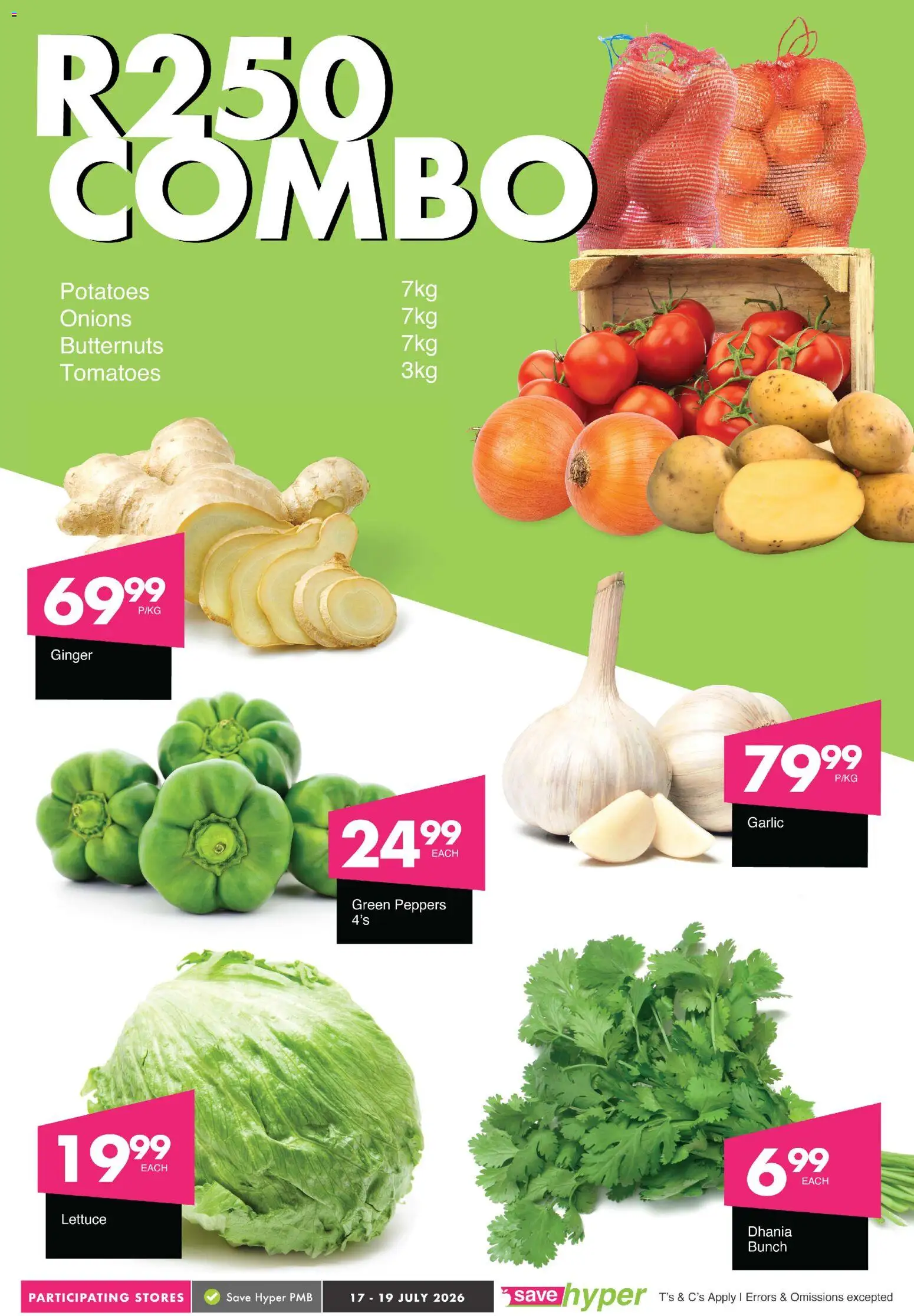 New Save catalogue – valid from 17/07/2026 | Page: 4 | Products: Tomatoes, Onions, Garlic, Lettuce