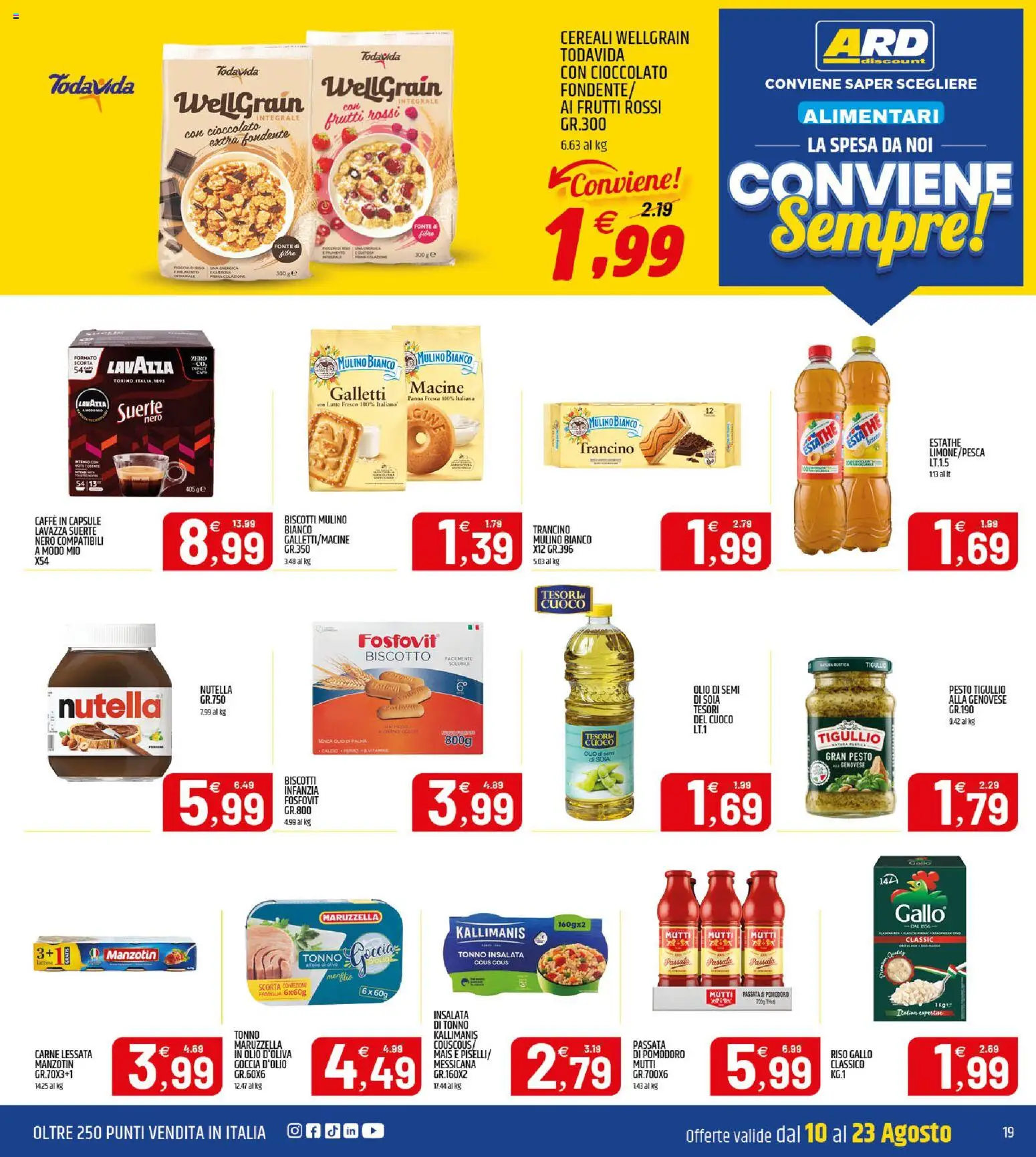 Volantino ARD Discount del 10/08/2026 | Pagina: 19
