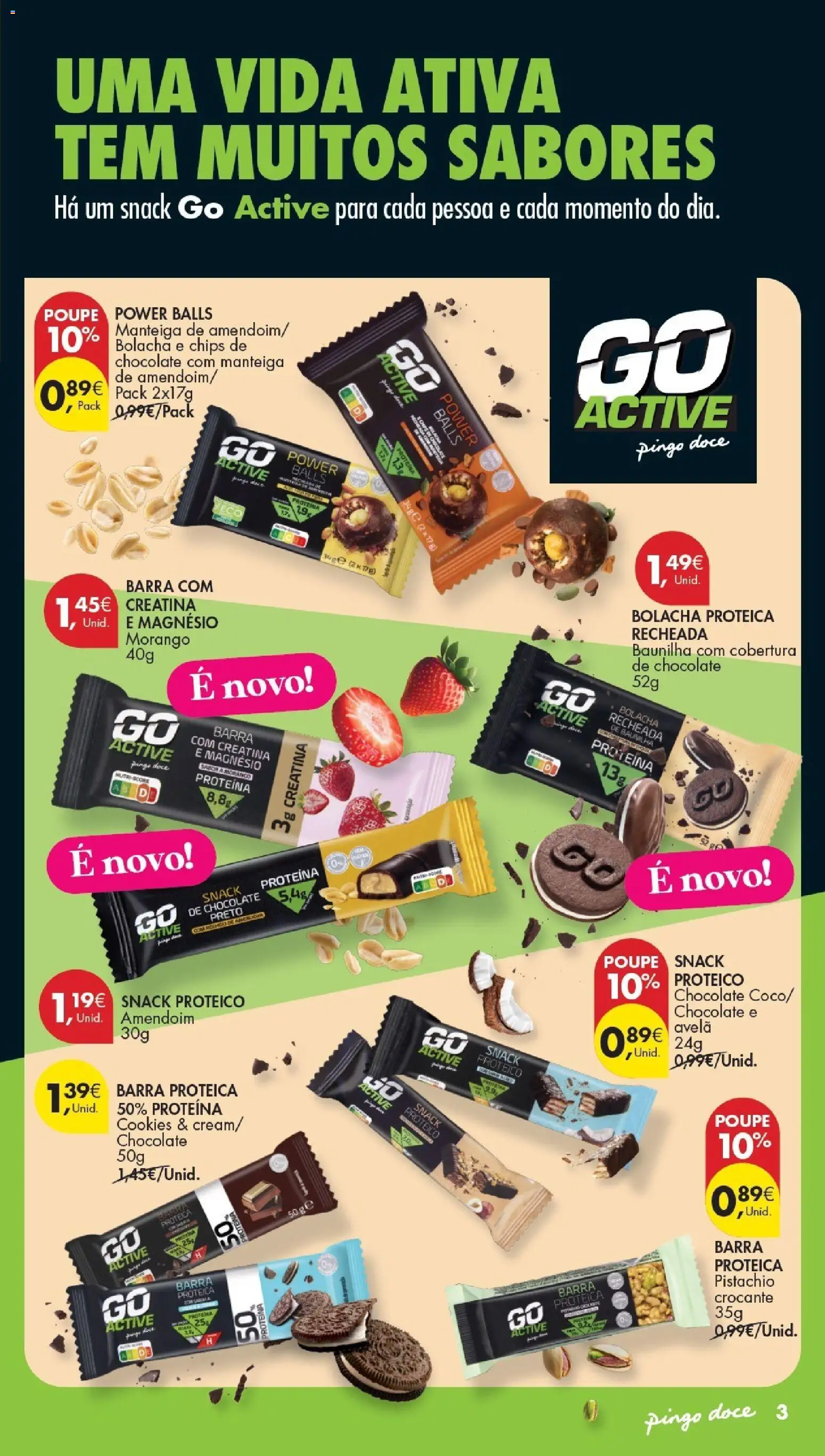 Pingo Doce Folheto Bem Estar Especial Beleza │ válido de 20/09/2026 | Página: 3 | Produtos: Baunilha, Creatina, Manteiga, Proteina