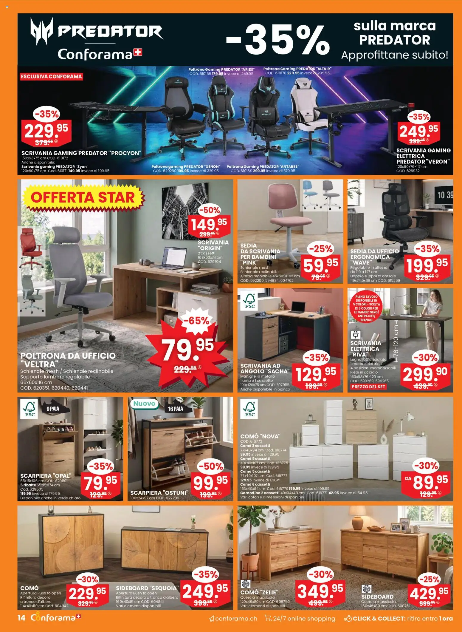 Conforama aktionen IT – gültig ab 30.09.2026 | Seite: 14 | Produkte: Sideboard