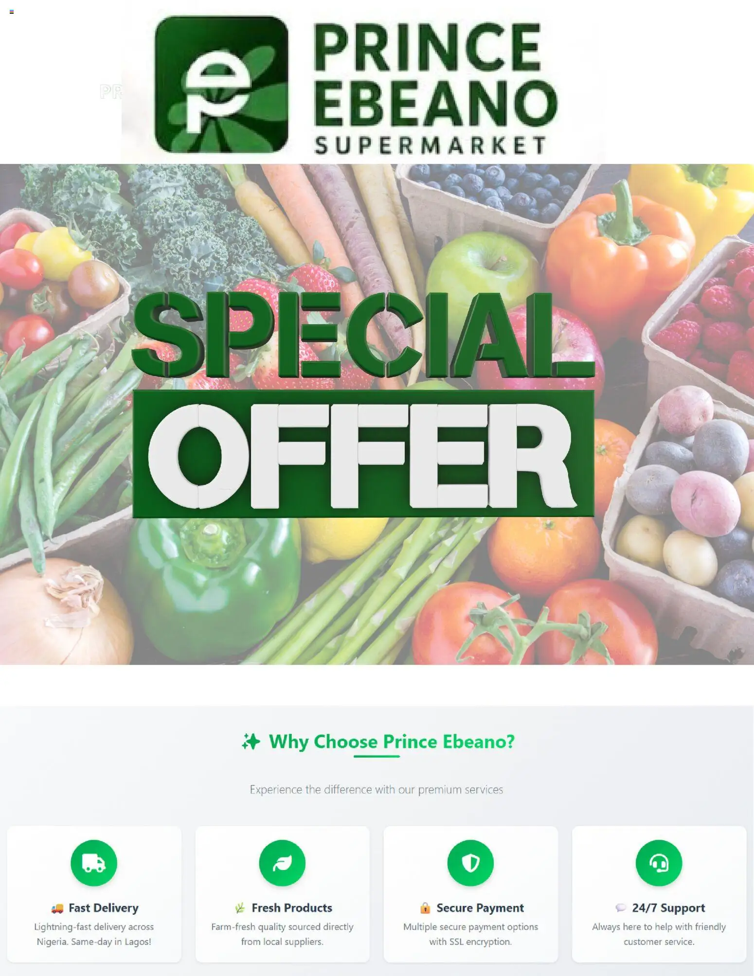 Prince Ebeano Supermarket Catalogue valid from 01/08/2026 | Page: 1