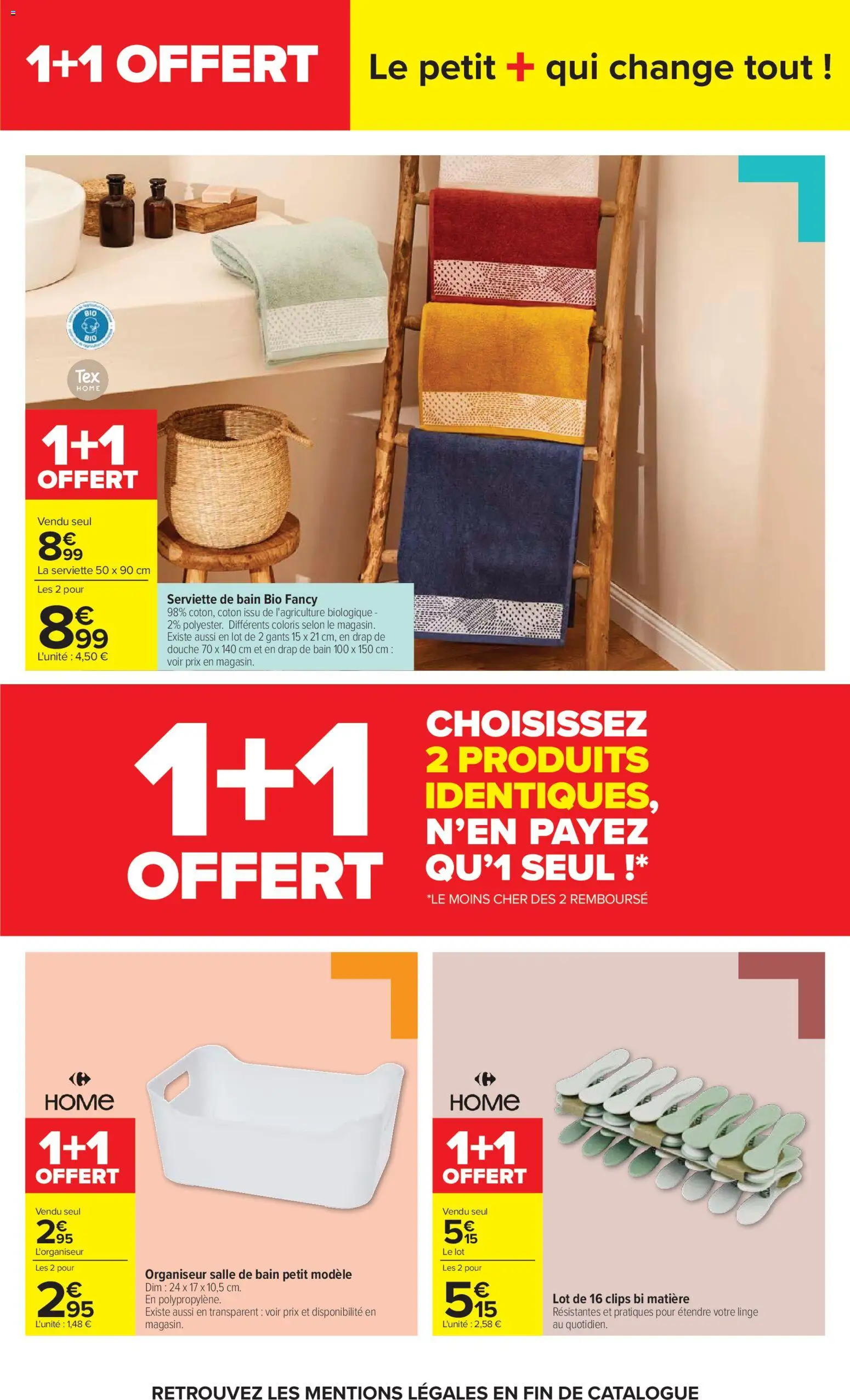 {H1} | Page: 63 | Produits: Coton, Douche, Serviette de bain, Gants