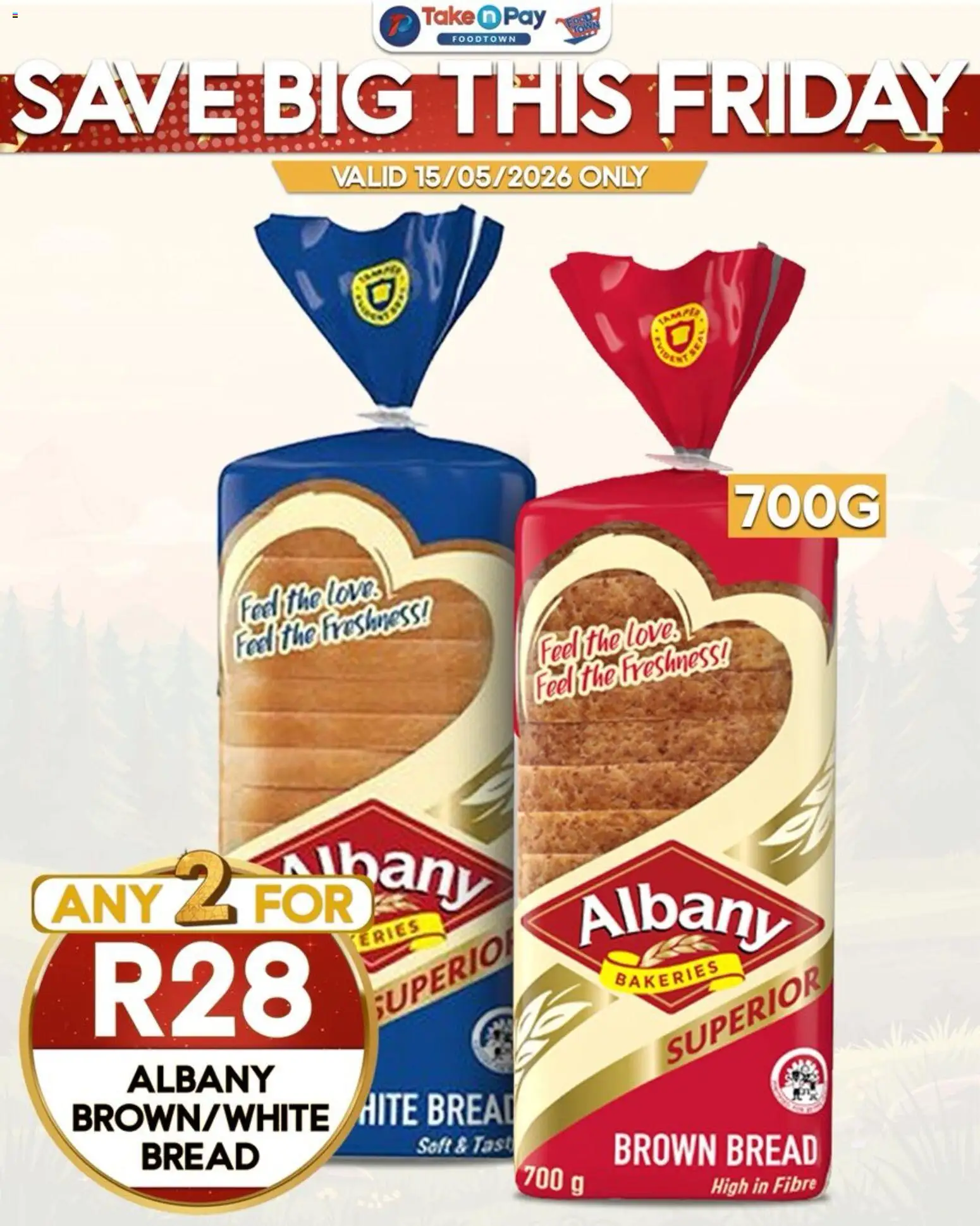 New Take n Pay catalogue – valid from 15.05.2026 | Page: 5 | Products: Bread