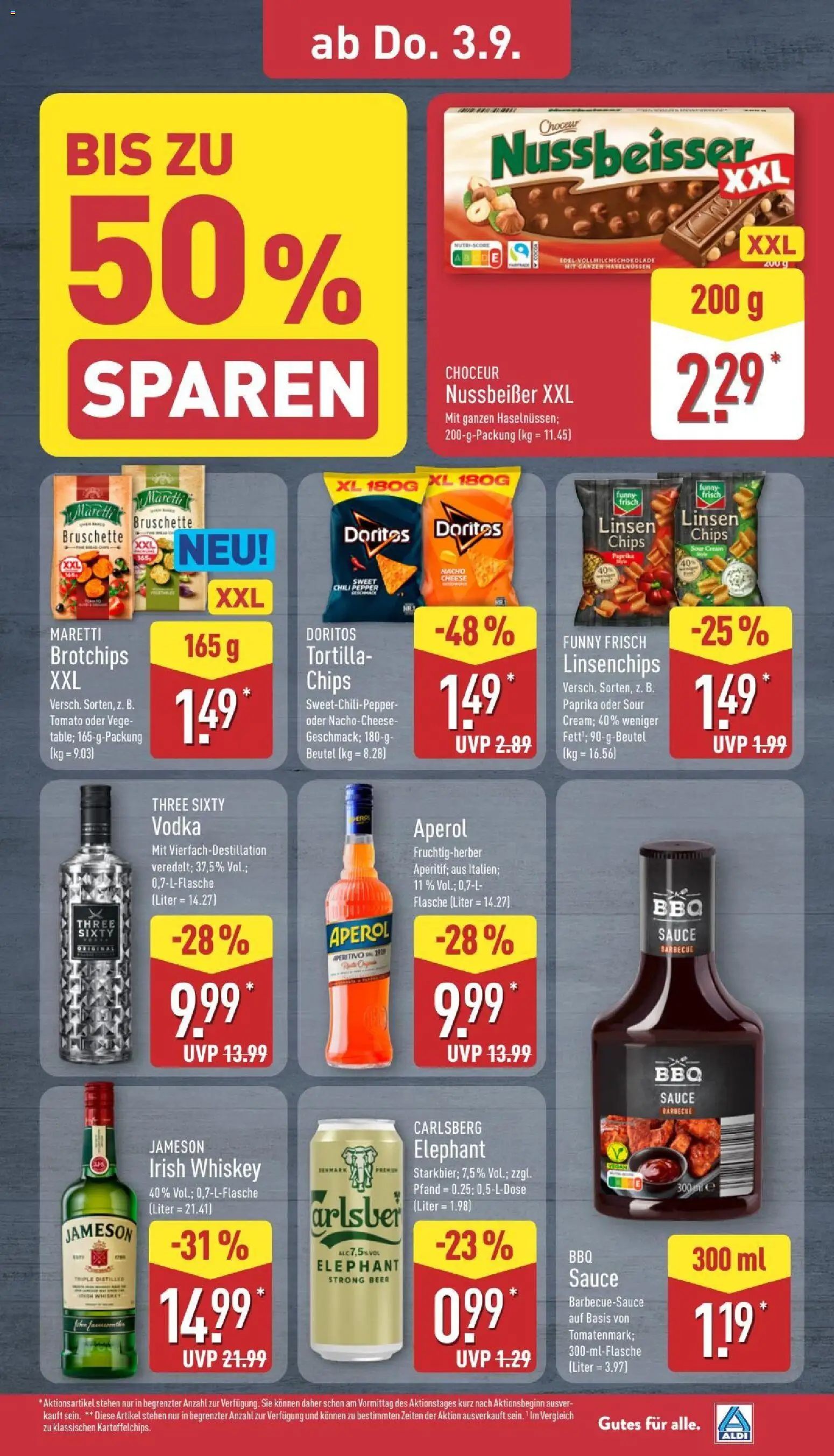 Aldi Prospekt – gültig ab 31.08.2026 | Seite: 31 | Produkte: Funny frisch, Jameson, Paprika, Chili