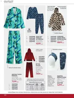 AVON - Katalóg - pregled AVON kataloga - važi od 01.10.2026 | Strana: 144 | Proizvode: Džepovi, Haljina, Peškir, Pidžama