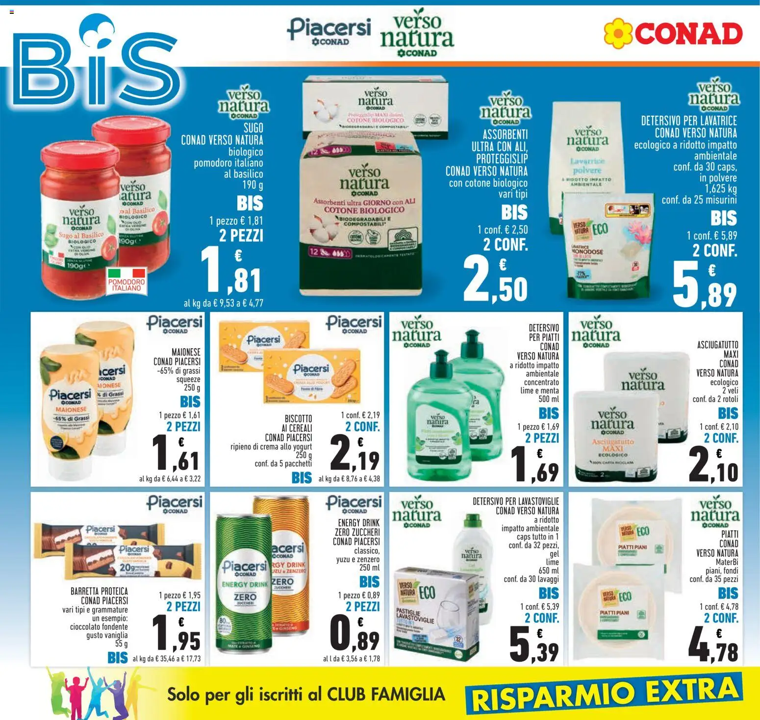 Volantino Conad del 16/07/2026 | Pagina: 8 | Prodotti: Crema, Detersivo per piatti, Pomodoro, Lime
