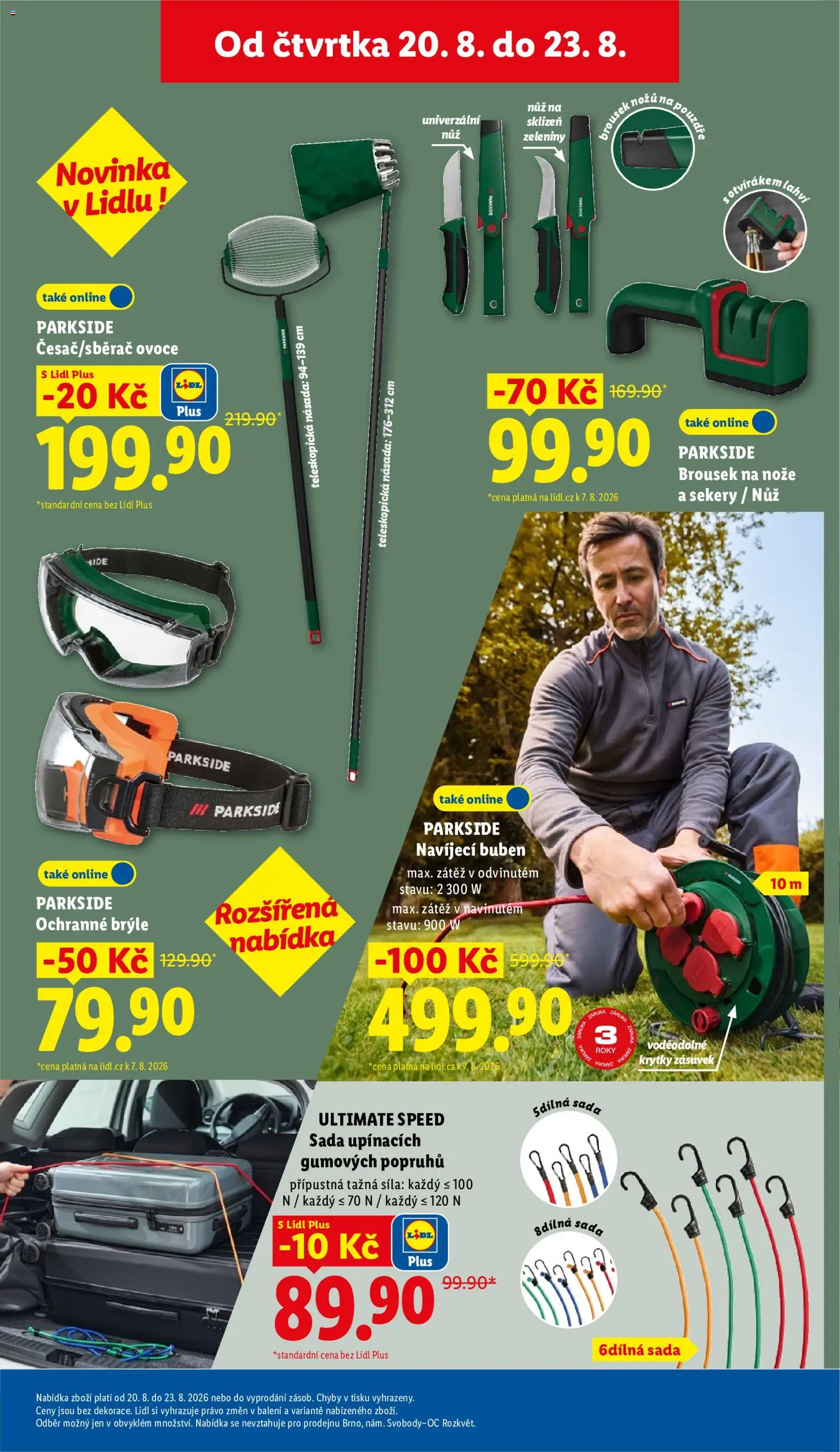 Lidl leták - Spotřební zboží od 17.08.2026 | Strana: 19 | Produkty: Brousek, Parkside, Nože, Nůž