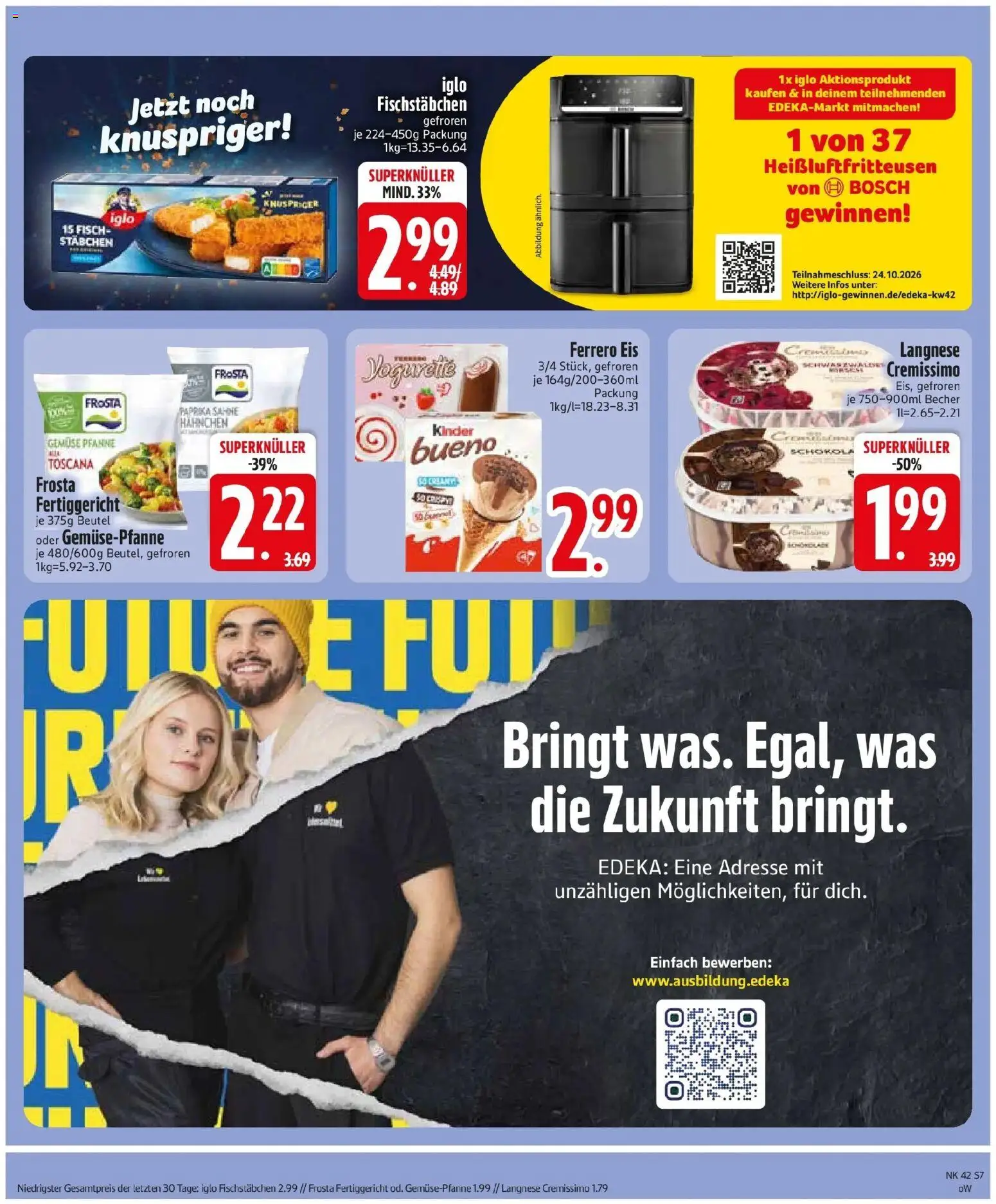 Edeka Prospekt Hainsacker (ab 12.10.2026) » Angebote Online | Seite: 9 | Produkte: Bosch, Fisch, Gemüse, Eis