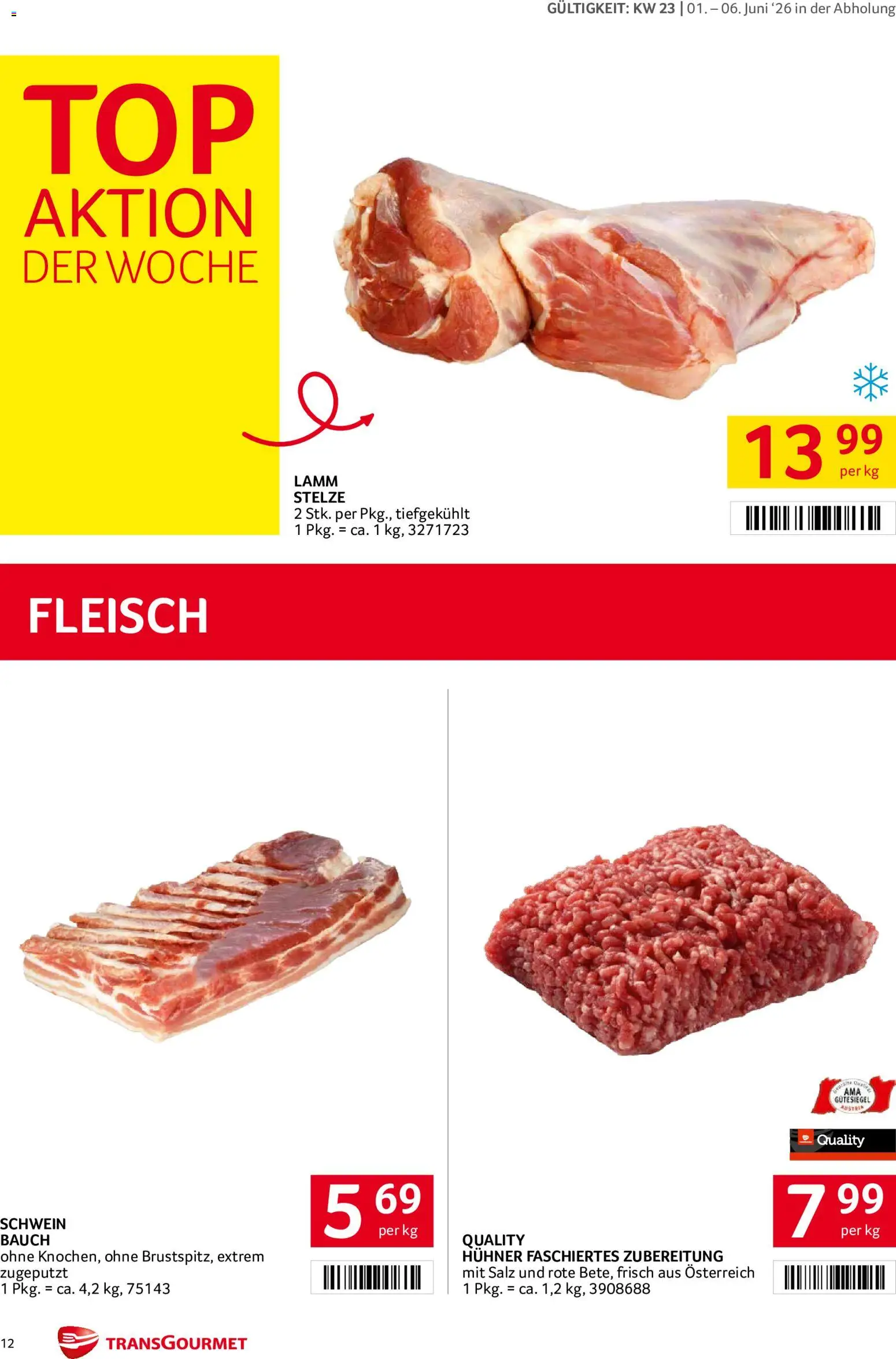 Transgourmet Flugblatt gültig ab 01.06.2026 | Seite: 12