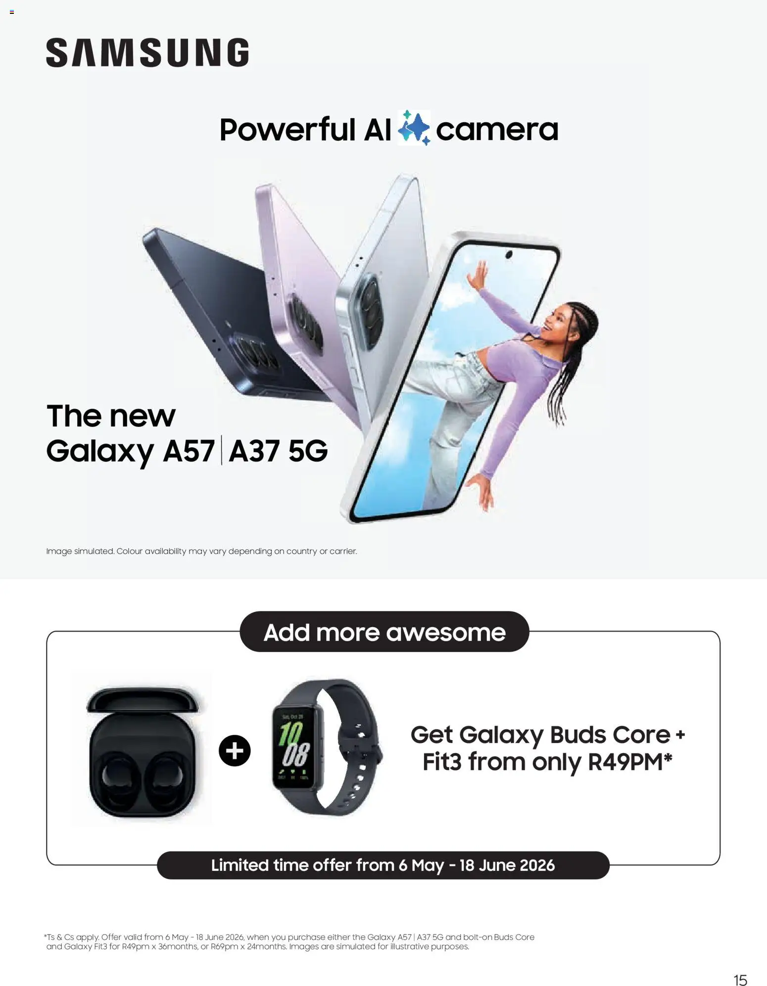 New Cell C catalogue – valid from 06.05.2026 | Page: 17 | Products: Camera