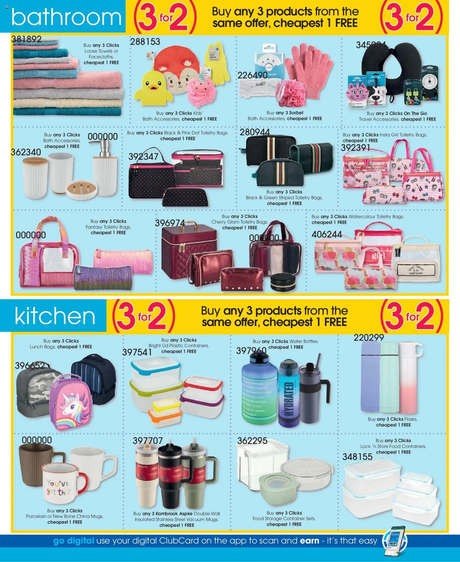 New Clicks catalogue – valid from 21.05.2026 | Page: 40 | Products: Bag, Lock, Bath, Water