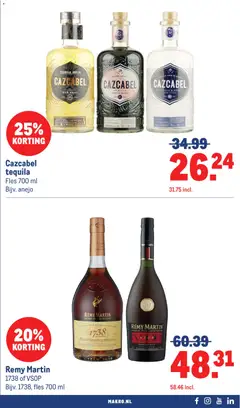 Makro folder - Voorbeeld van een folder van Makro, geldig van 15-07-2026 | Pagina: 63 | Producten: Fles, Fehérje, La, Was