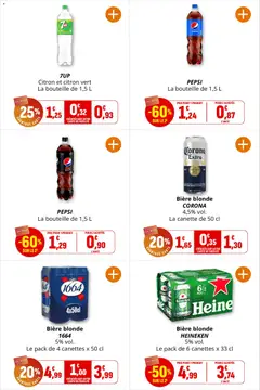 Coccinelle - Prévisualisation de Coccinelle - Express valide à partir de 01/07/2026 | Page: 27 | Produits: Citron, Bière blonde, Heineken, Corona extra