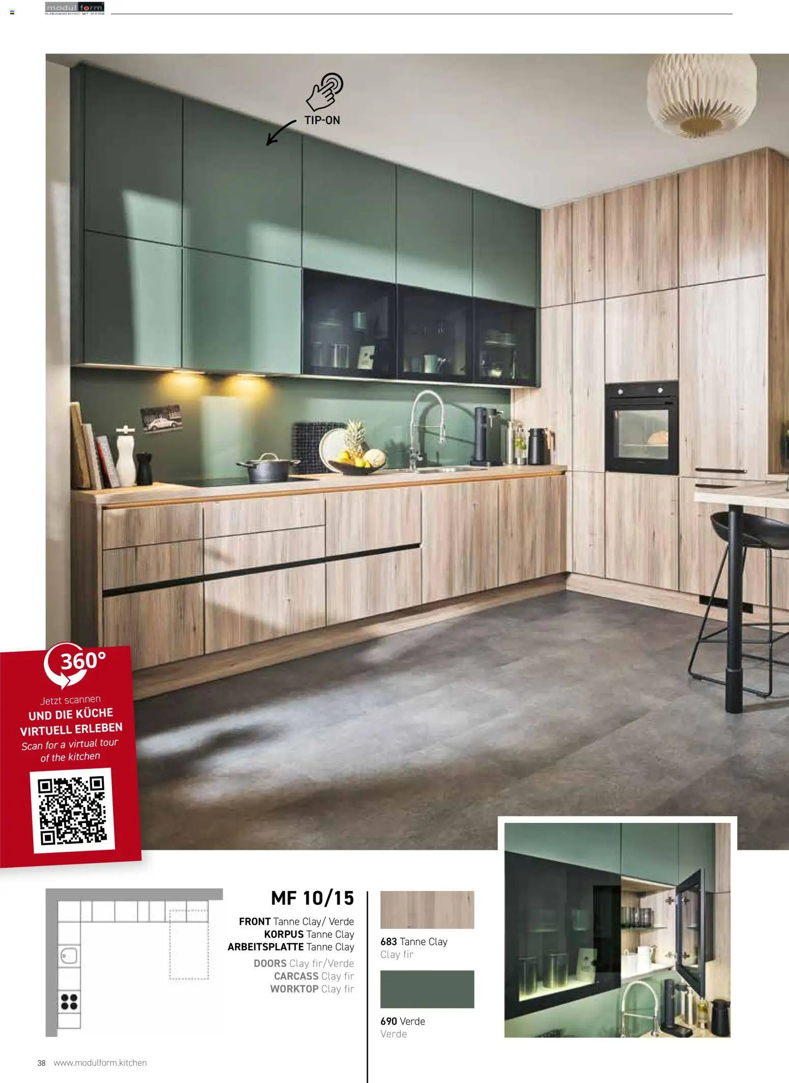 Ostermann Modulform Küchenprospekt 2026 – gültig ab 01.01.2026 | Seite: 38 | Produkte: Küche