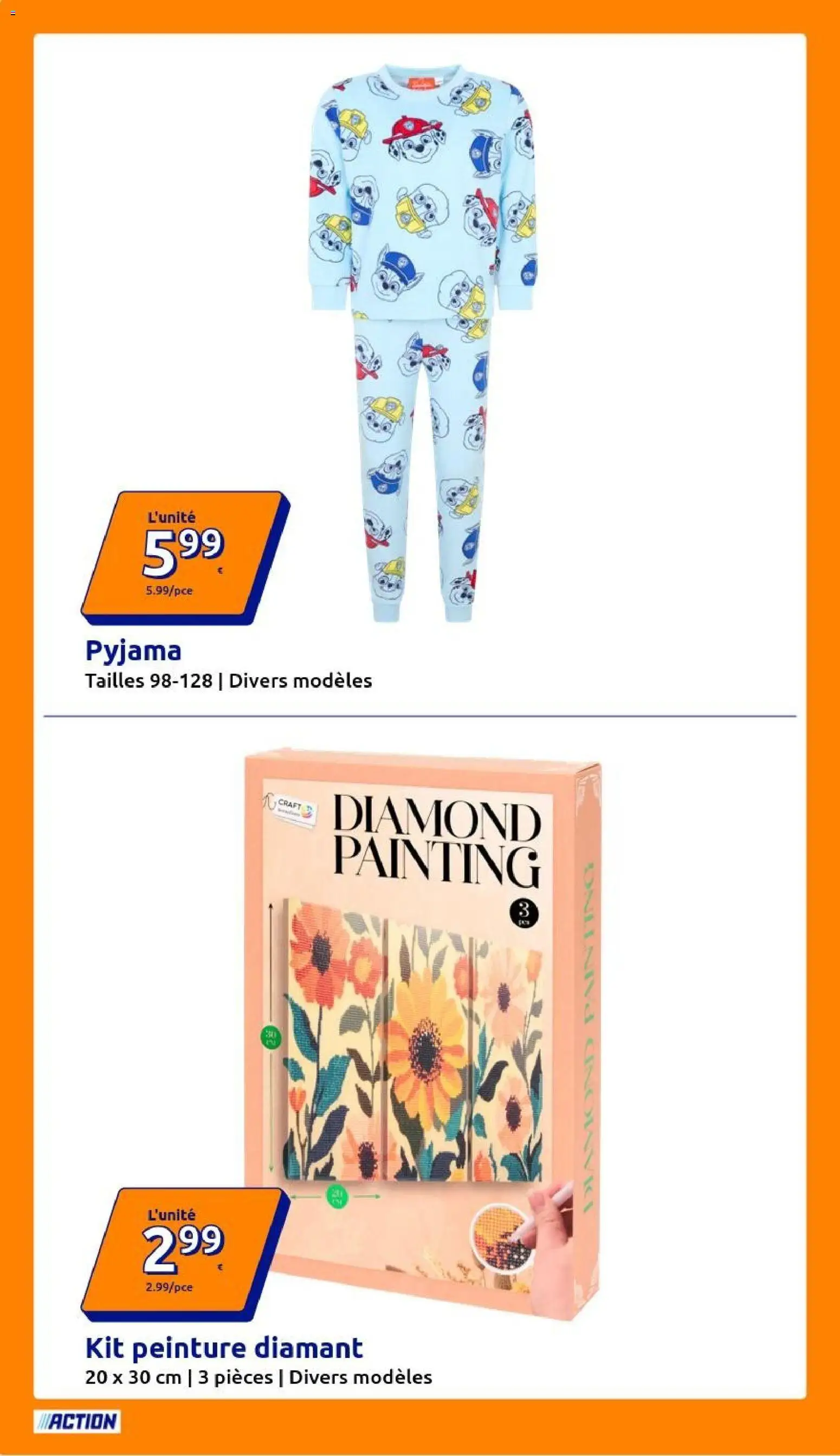 {H1} | Page: 14 | Produits: Diamond painting, Peinture, Pyjama