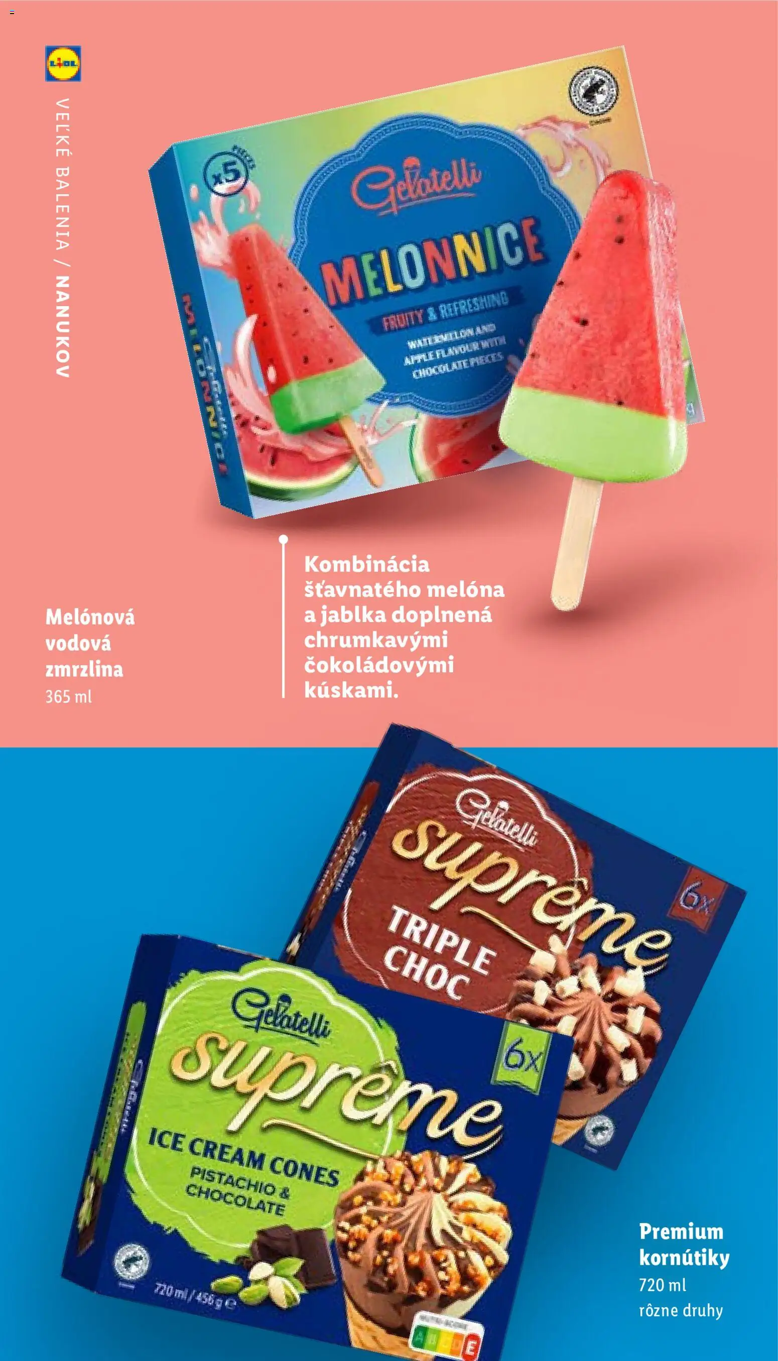 Nové Lidl akcie – leták je platný od 05.05.2026 | Strana: 19 | Produkty: Jablká, Zmrzlina, Apple